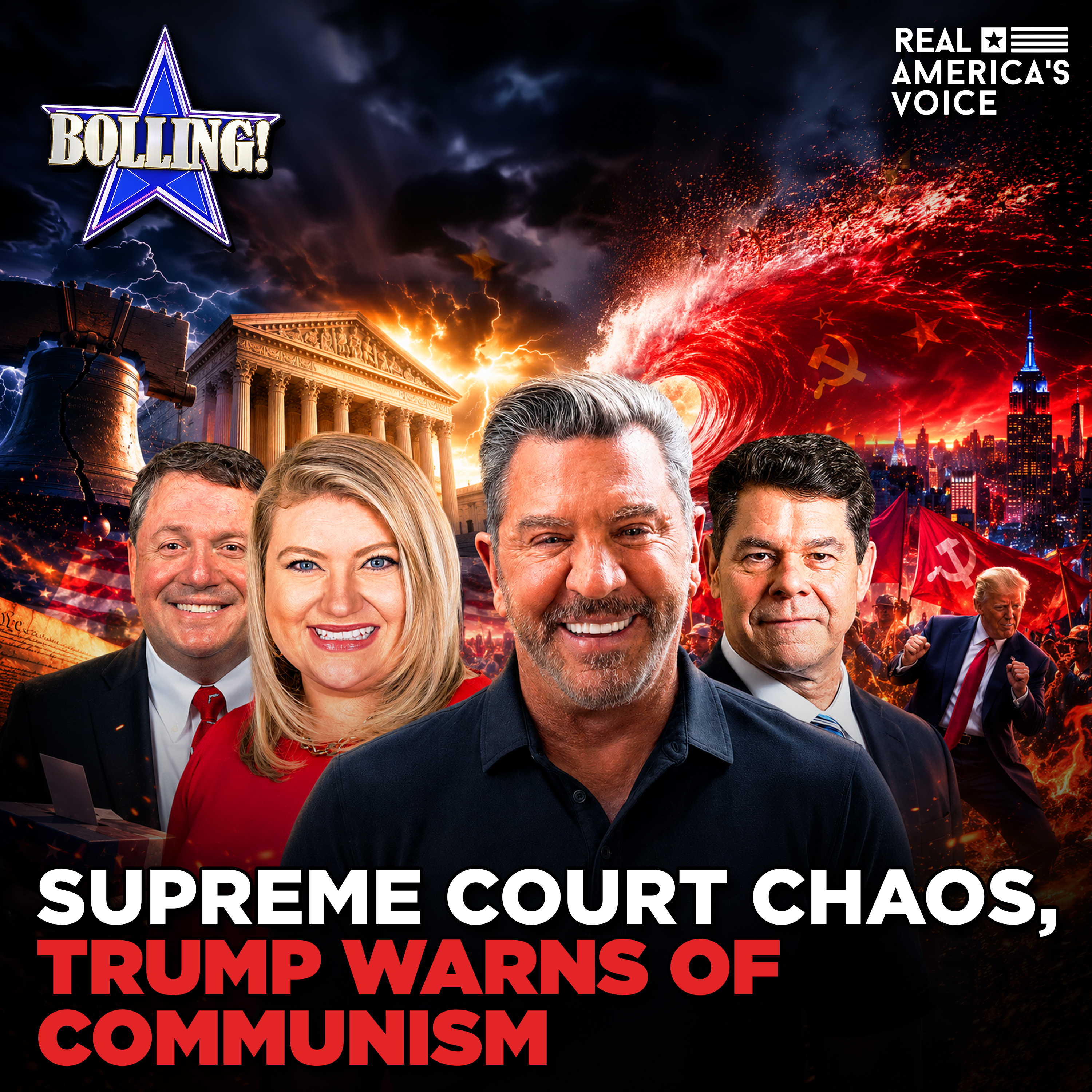 SUPREME COURT BOMBSHELLS, SOCIALIST TAKEOVER & RED TSUNAMI WARNING | ERIC BOLLING SHOW episode artwork