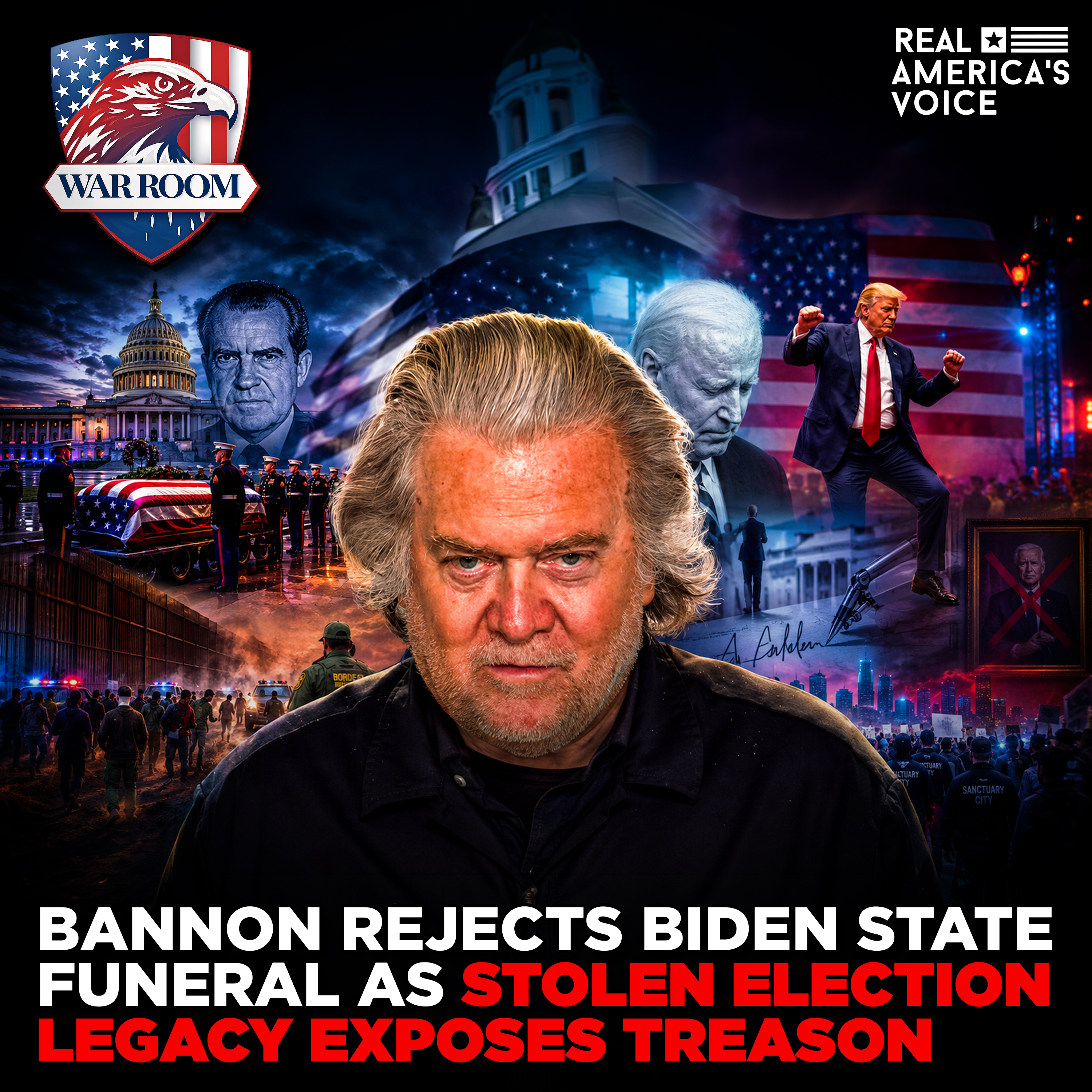 BANNON REJECTS BIDEN STATE FUNERAL AS STOLEN ELECTION EXPOSES TREASON | AUGUST 11TH, 2026