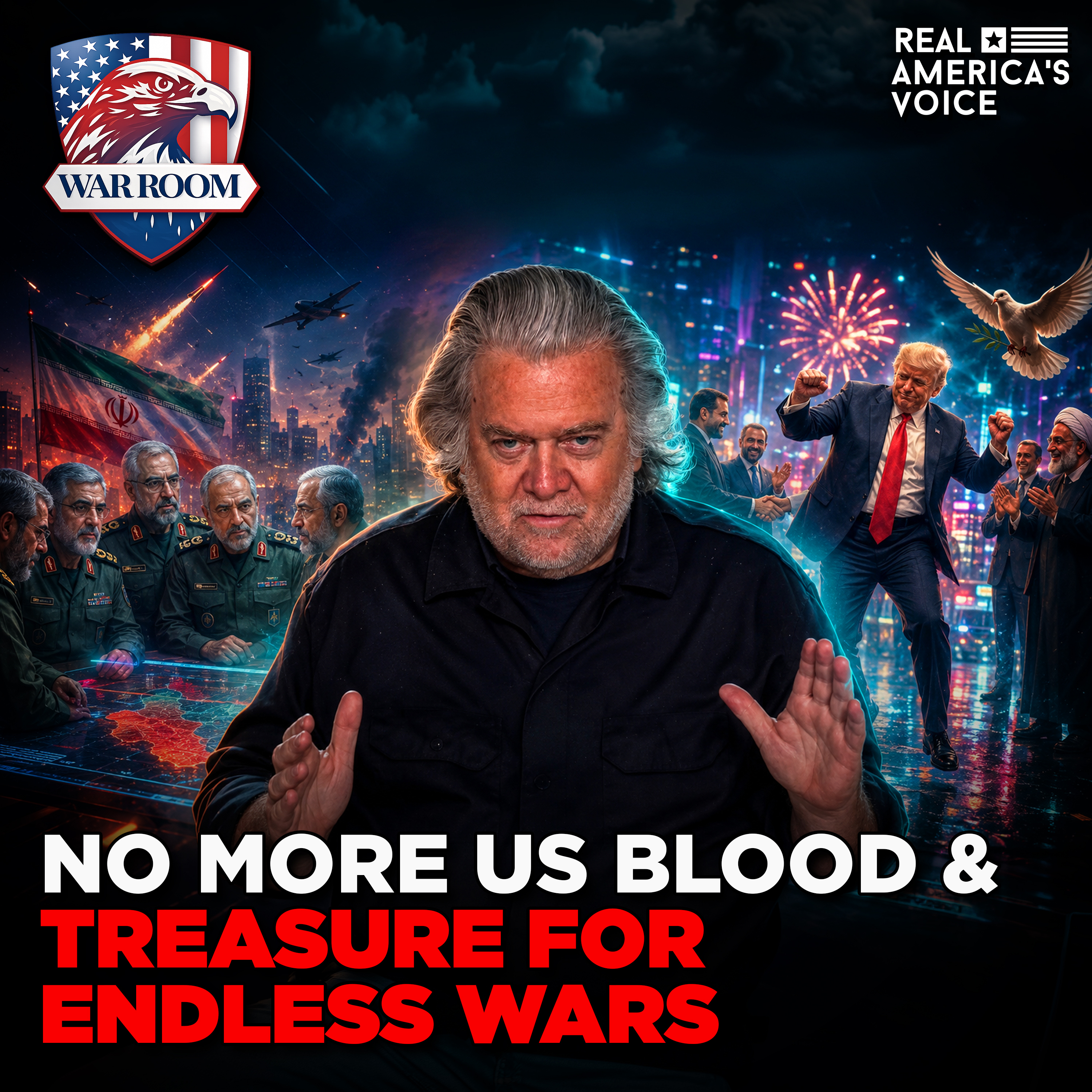 NO MORE US BLOOD & TREASURE FOR ENDLESS WARS, IRAN DEAL BETRAYS ISRAEL | WAR ROOM AM W STEVE BANNON | JUNE 19TH 2026