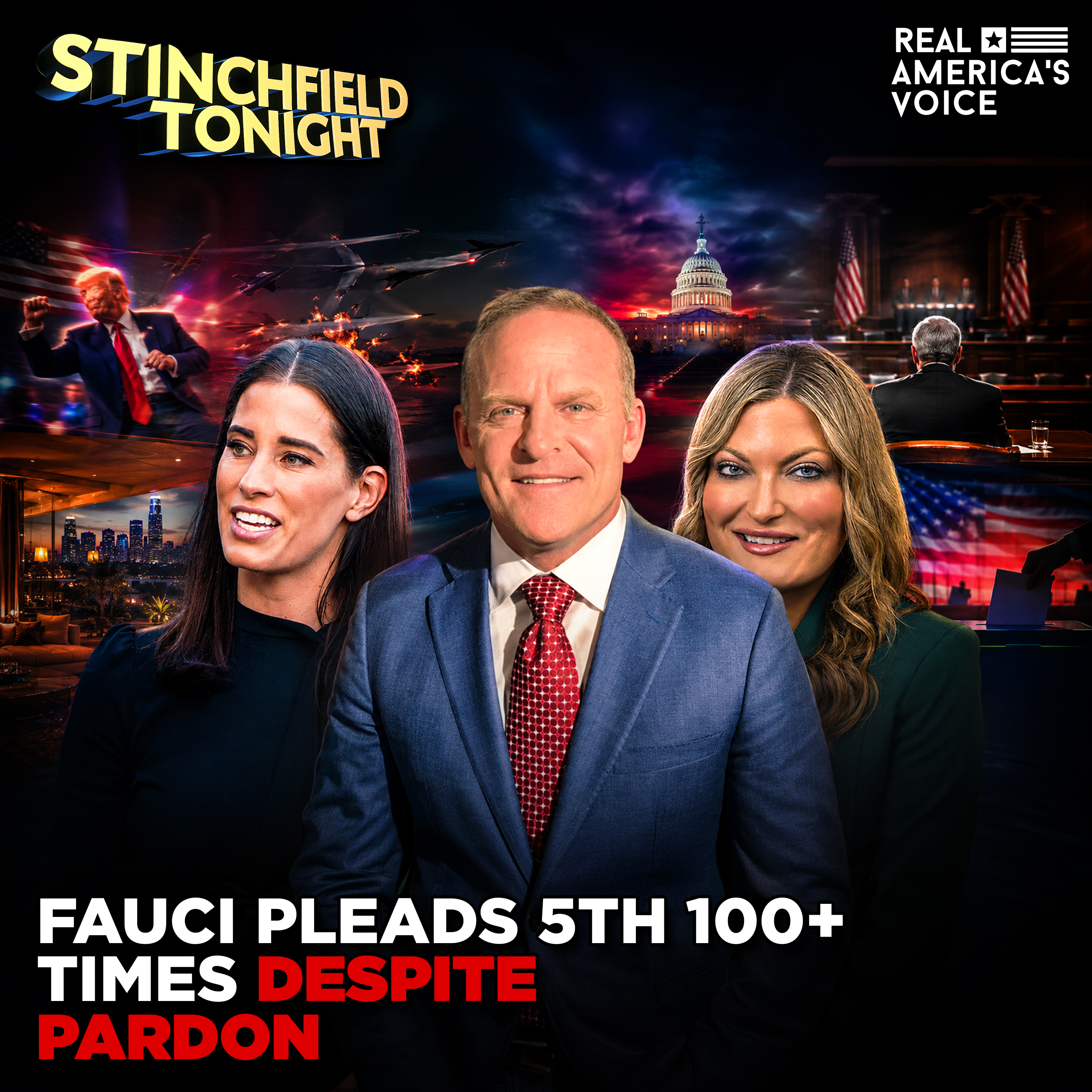 FAUCI PLEADS 5TH 100+ TIMES DESPITE PARDON AS NEWSOM MISTRESS EXPOSES AFFAIR | STINCHFIELD TONIGHT | JULY 29, 2026