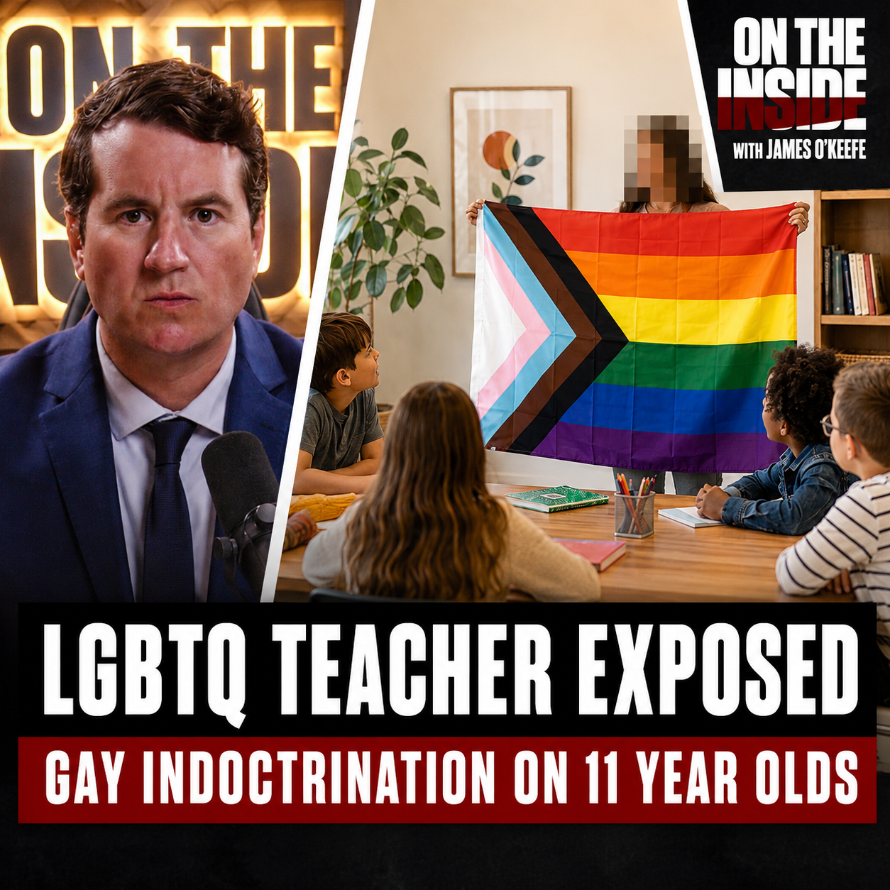 Undercover Footage Captures Teacher's Explosive Admission | ON THE INSIDE w JAMES O'KEEFE