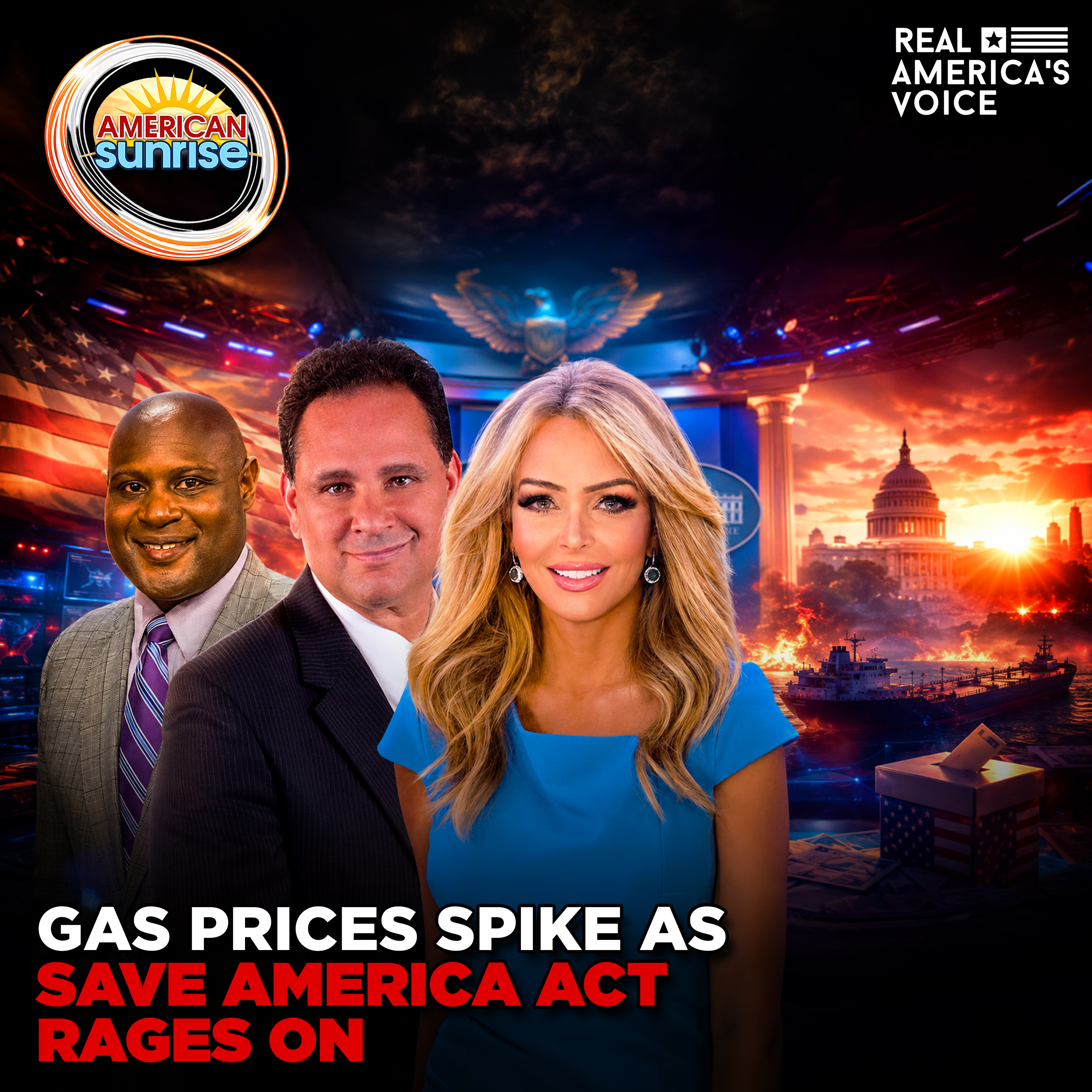TRUMP’S PATIENCE GONE: SAVE AMERICA ACT NOW OR ELSE, IRAN WAR GAS SPIKES | AMERICAN SUNRISE