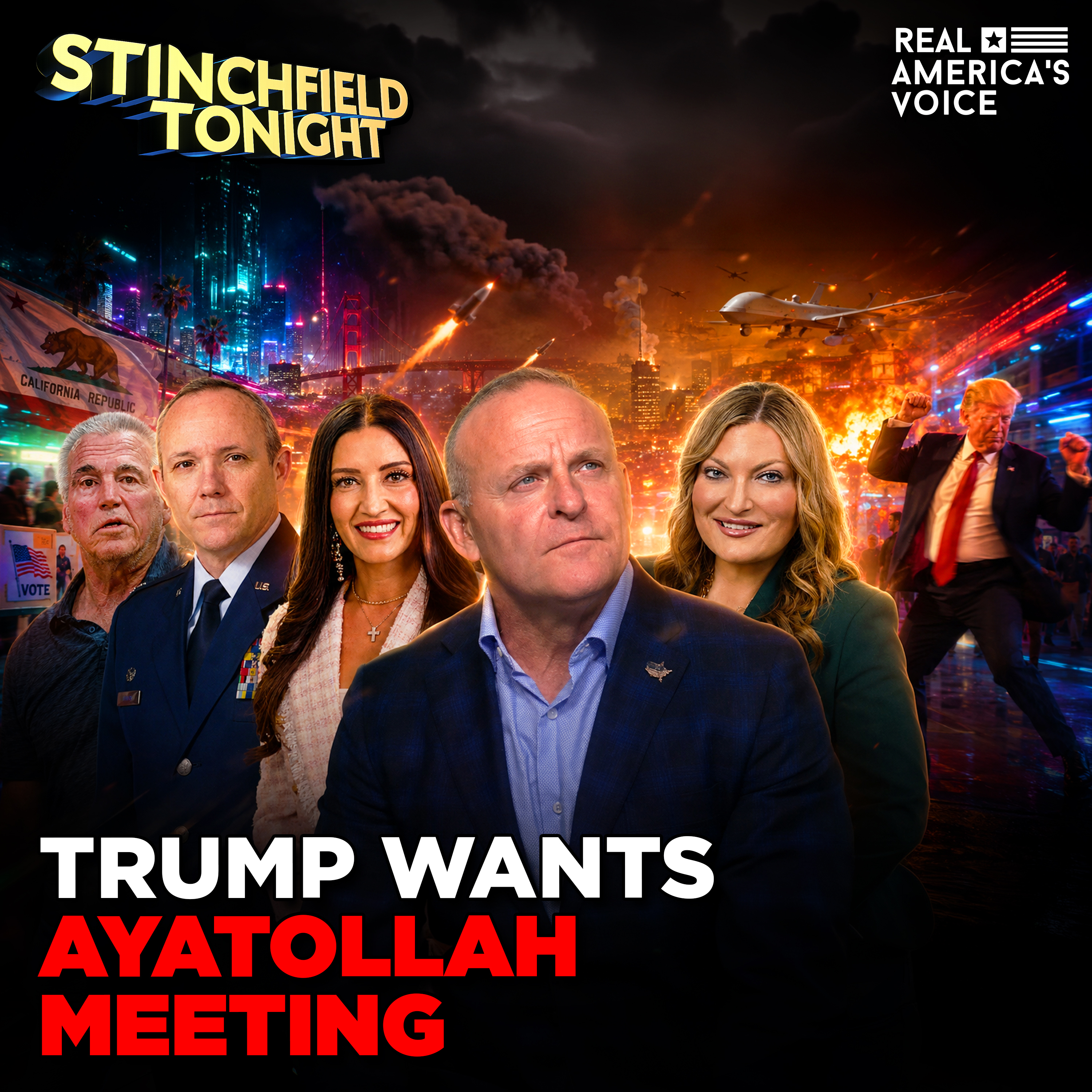 TRUMP WANTS AYATOLLAH MEETING, CA SCHOOL BATTLE, VOTER FRAUD PRISON | GRANT STINCHFIELD TONIGHT SHOW JUNE 3RD, 2026