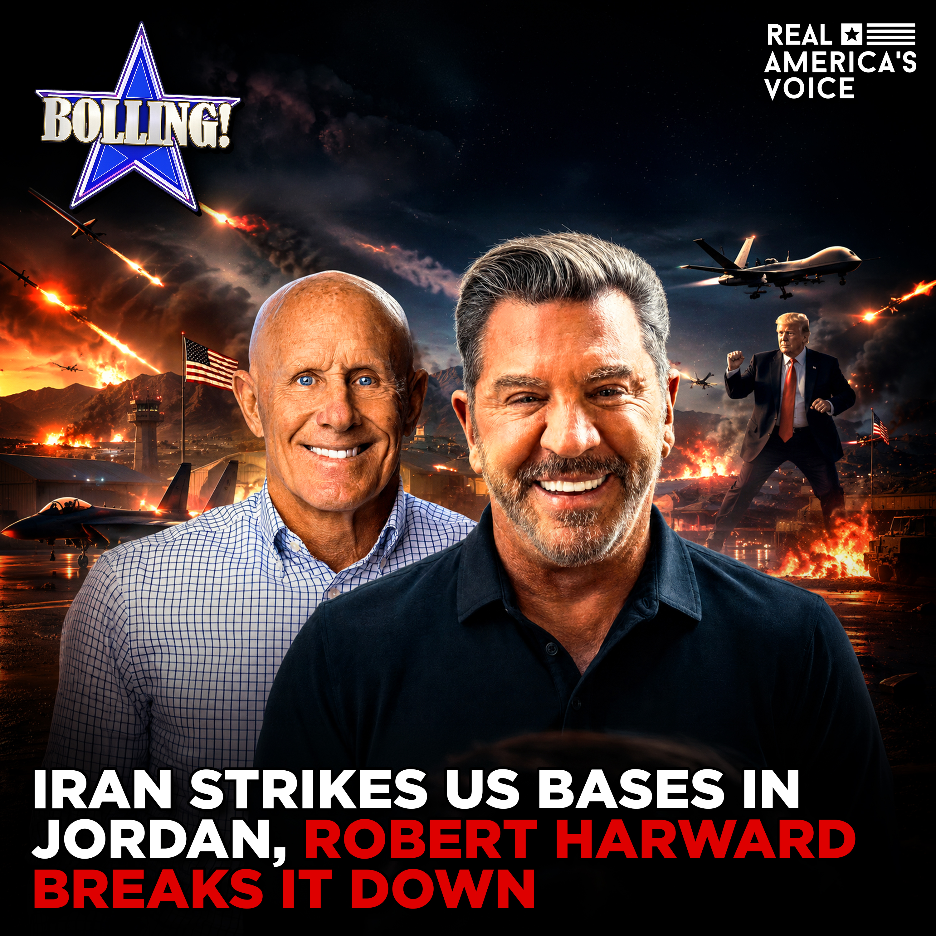 IRAN STRIKES US BASES IN JORDAN AFTER TRUMP PAUSE – HARWARD BREAKS IT DOWN | BOLLING SHOW