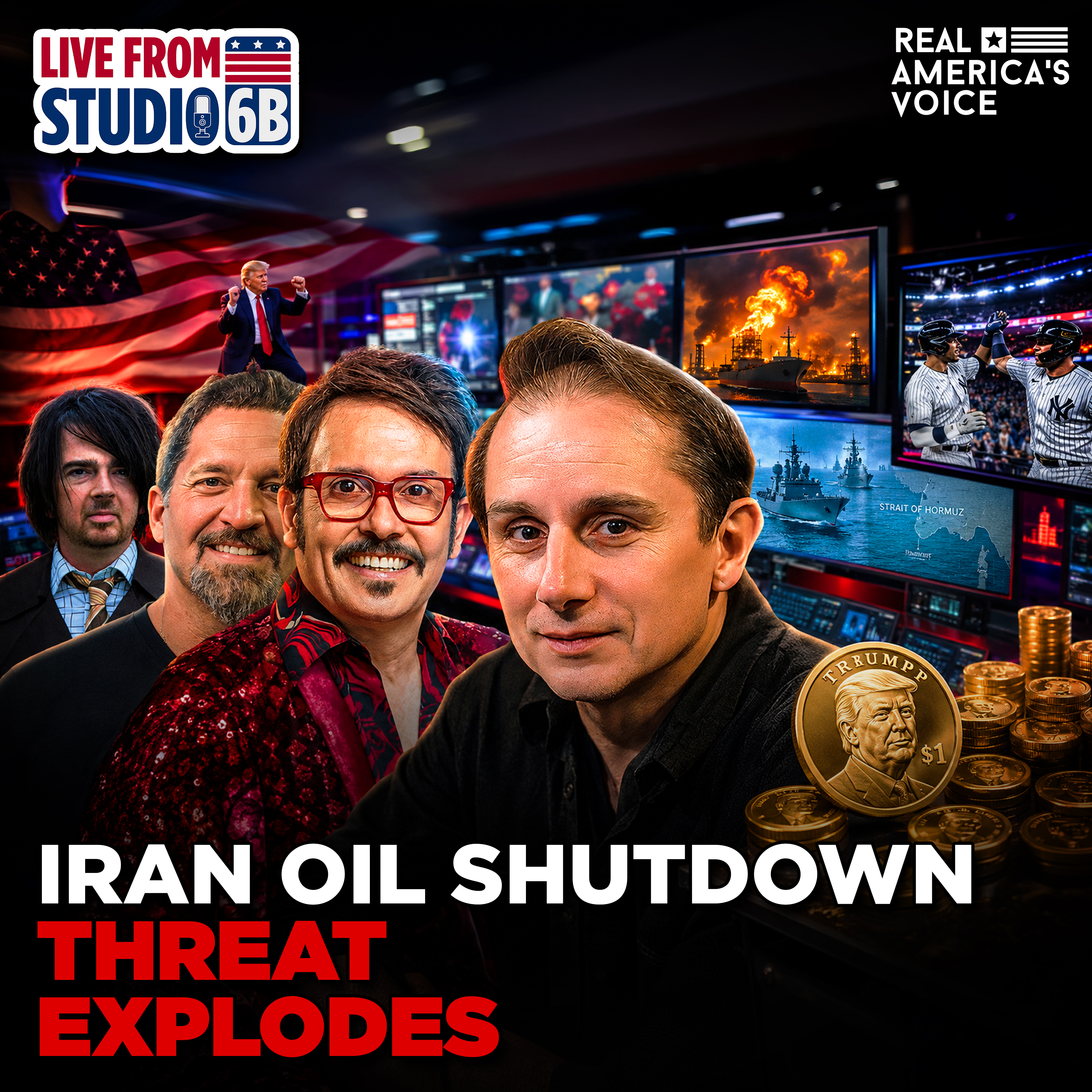 IRAN OIL CHAOS THREAT! BIDEN MEMOIR BOMBSHELL, TRUMP COINS & YANKEES HISTORY | LIVE FROM STUDIO 6B - WEDNESDAY, JULY 15 2026