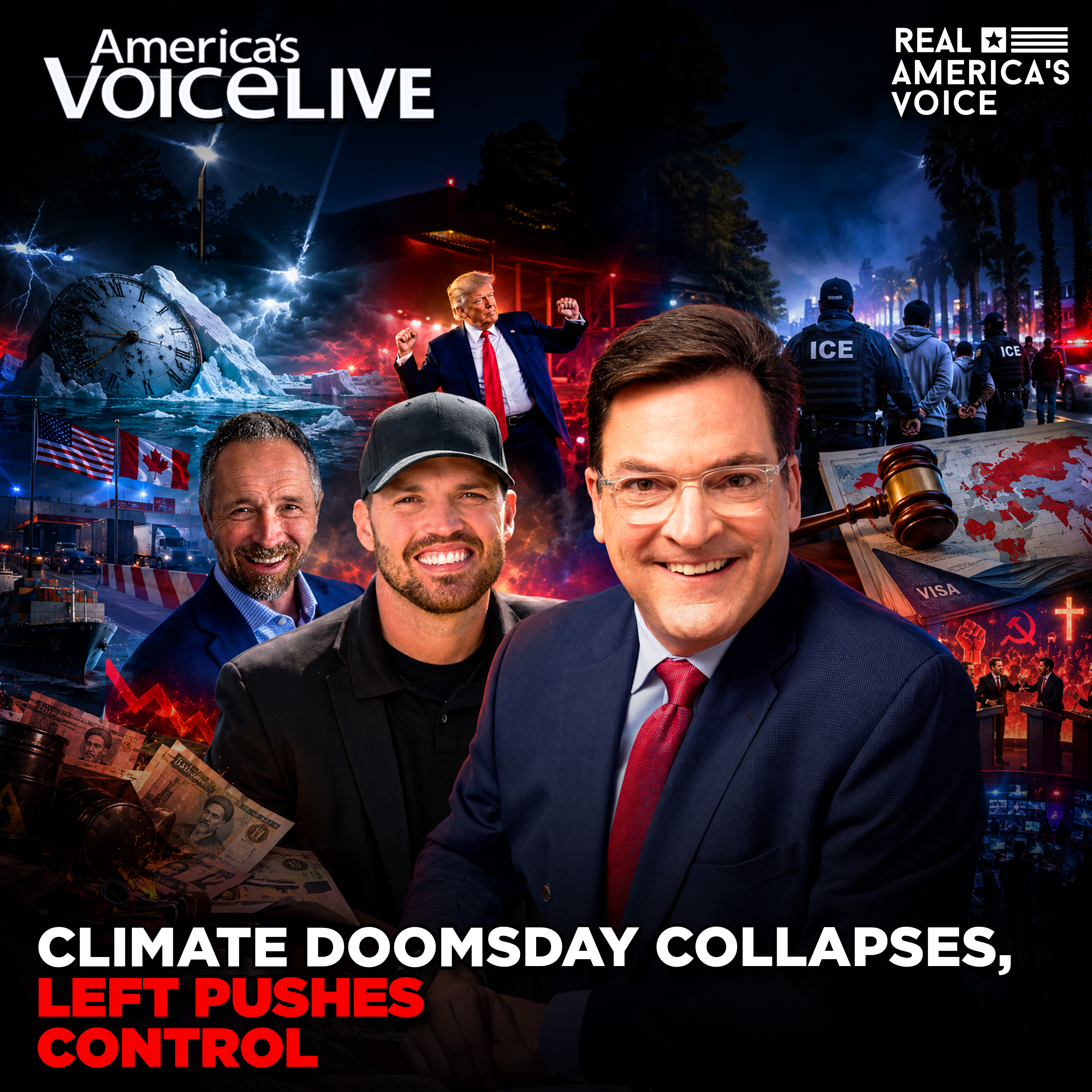 CLIMATE DOOMSDAY COLLAPSES AS LEFT PUSHES CONTROL | AMERICA'S VOICE LIVE episode artwork