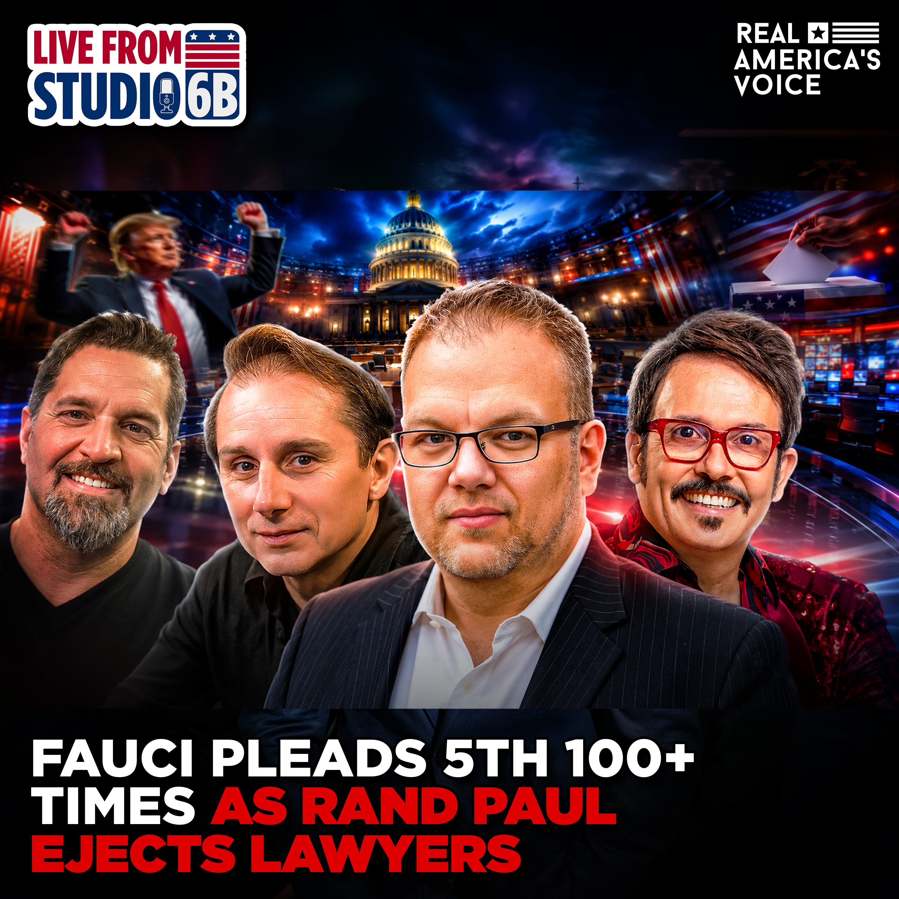 FAUCI TAKES THE FIFTH AS RAND PAUL EJECTS LAWYER & VOWS REPERCUSSIONS | LIVE FROM STUDIO 6B - WEDNESDAY, JULY 29 2026