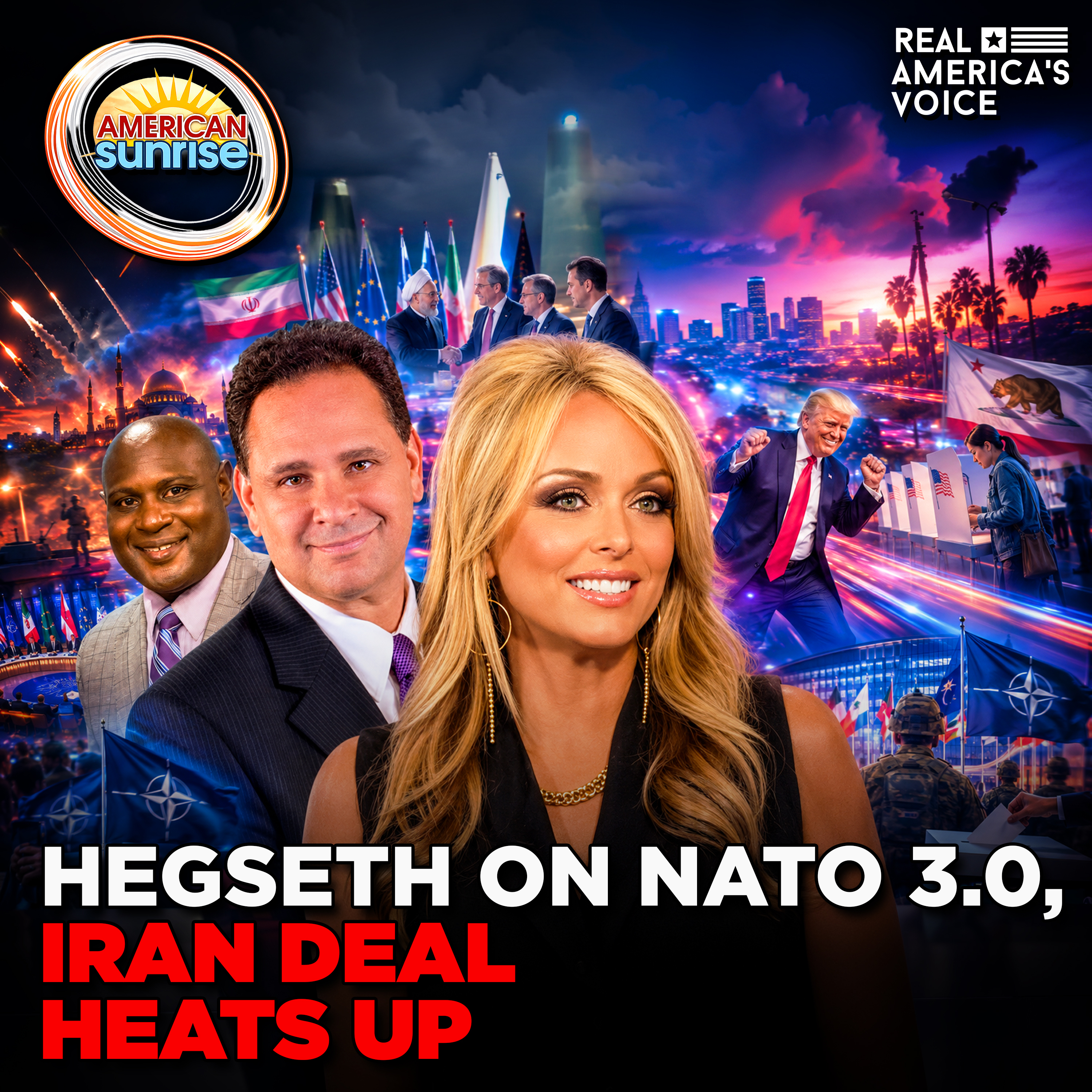 VANCE BLASTS ISRAEL CRITICS, HEGSETH LAUNCHES NATO 3.0, IRAN DEAL HEATS UP | AMERICAN SUNRISE