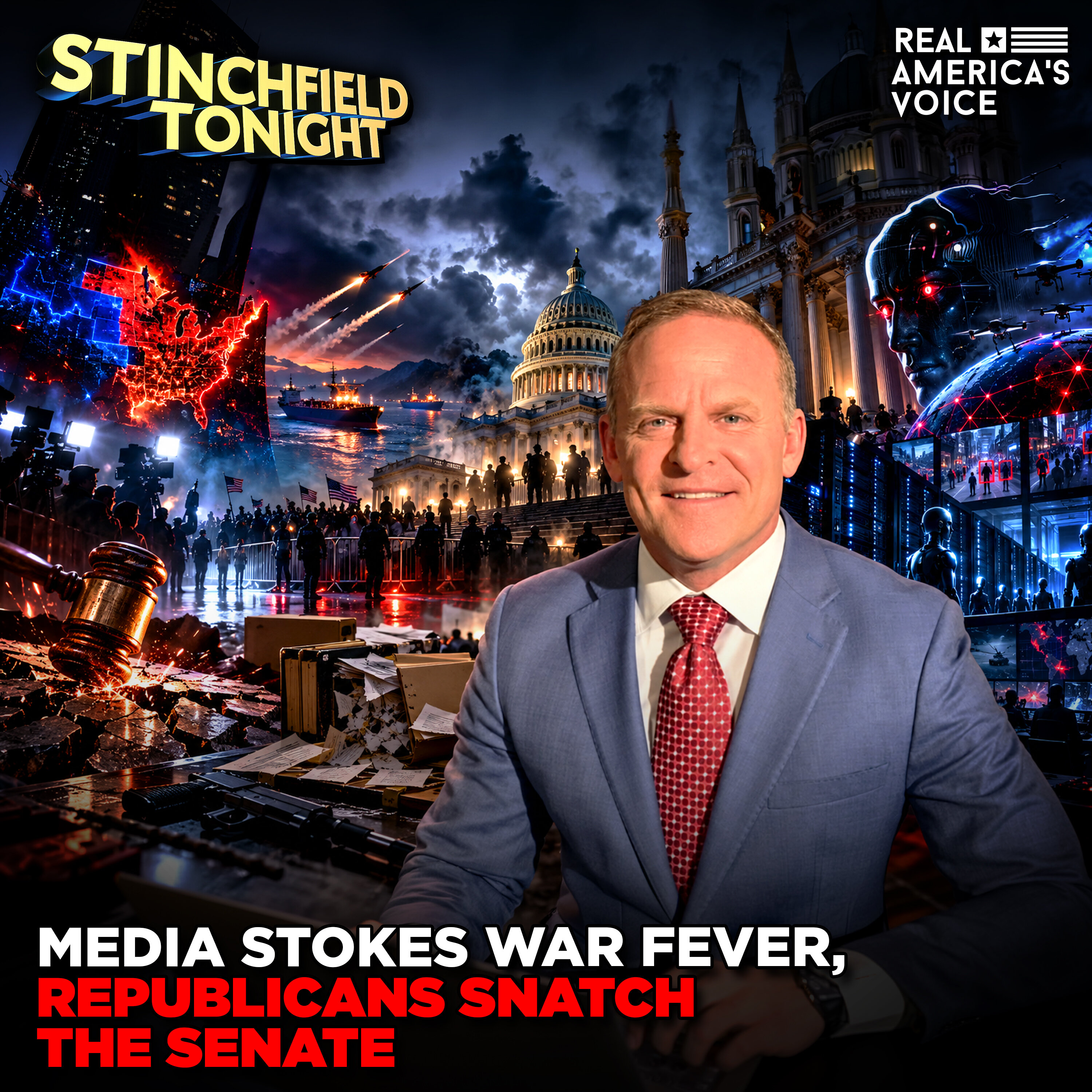 MEDIA STOKES WAR FEVER, REPUBLICANS SNATCH THE SENATE | STINCHFIELD TONIGHT