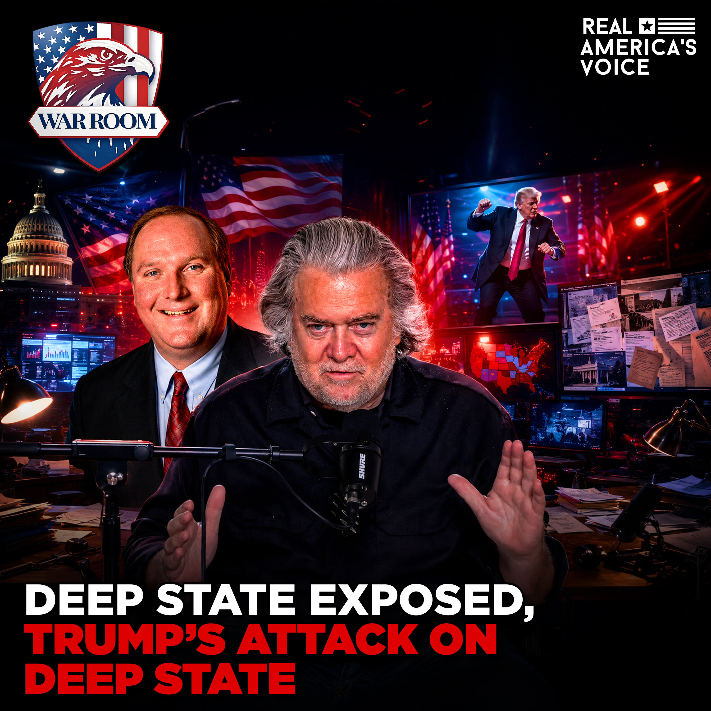 BANNON & SOLOMON RIP IGNATIUS ON TRUMP’S MASSIVE DEEP STATE ATTACK | WAR ROOM AM W STEVE BANNON | JULY 20TH, 2026 — Real America’s Voice cover