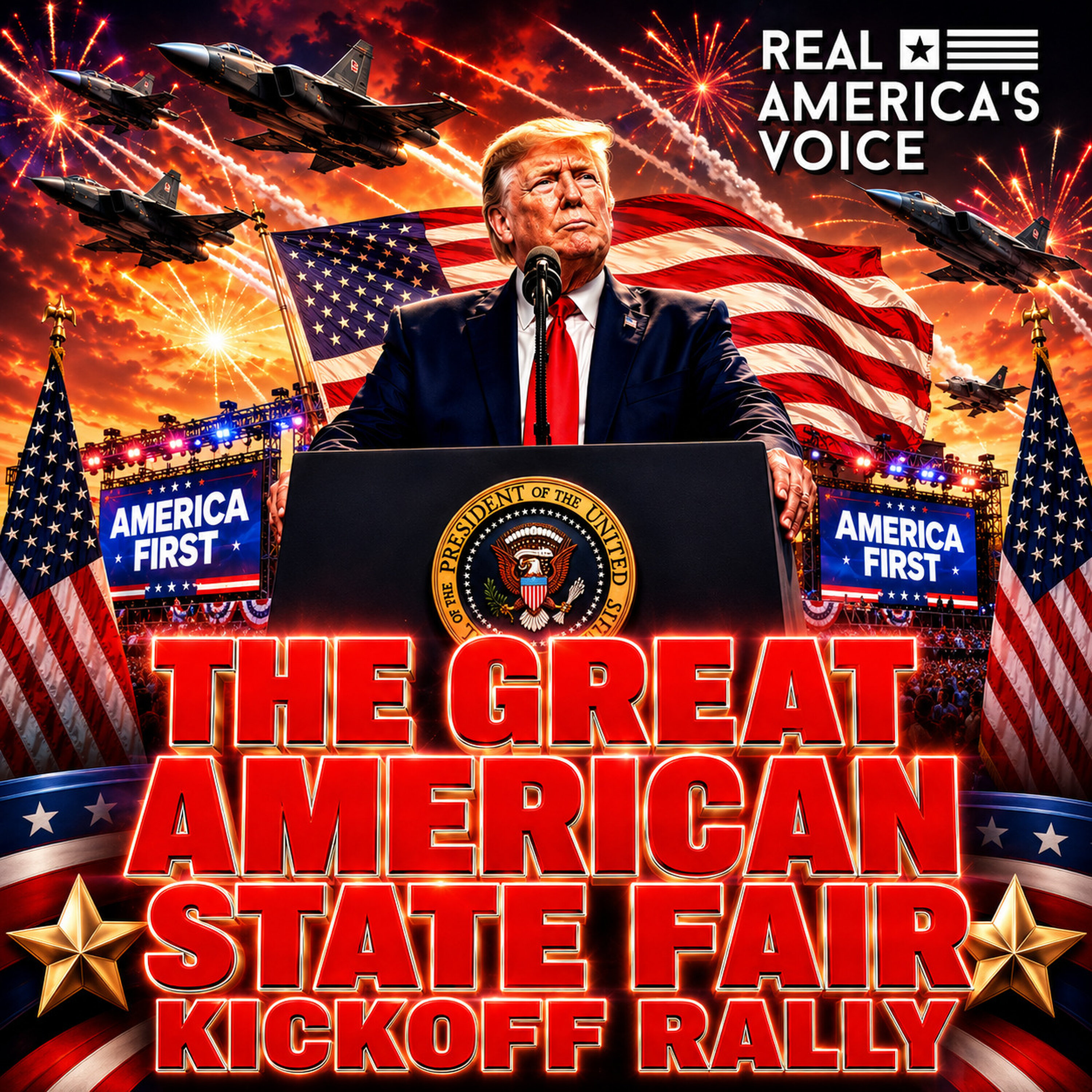 PRESIDENT TRUMP SPEAKS AT THE GREAT AMERICAN STATE FAIR | JUNE 24th, 2026 episode artwork