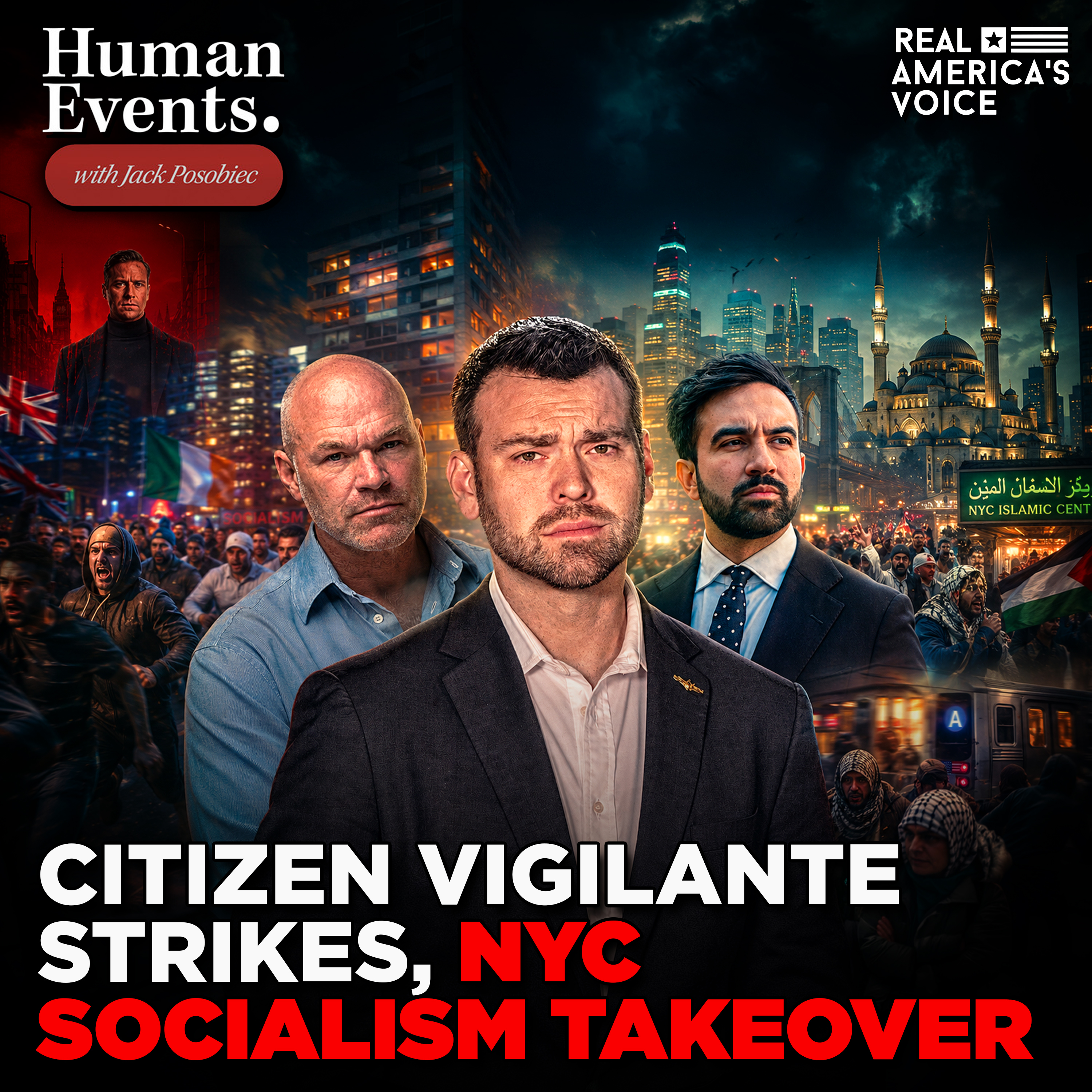 CITIZEN VIGILANTE STRIKES, NYC SOCIALISM TAKEOVER | HUMAN EVENTS W JACK POSOBIEC