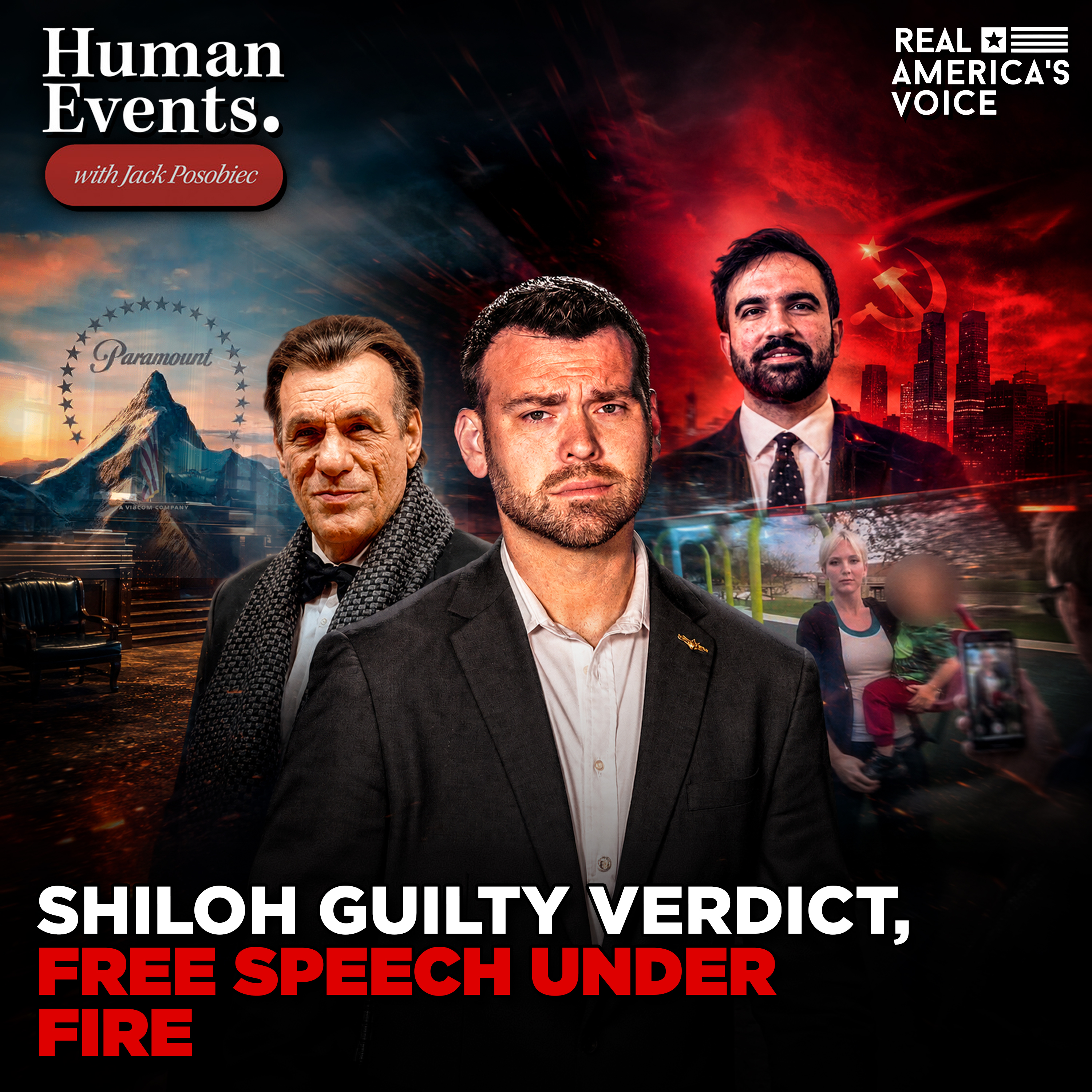 SHILOH SPLIT VERDICT SHOCK, MAMDANI COMMUNISM, PARAMOUNT MERGER | HUMAN EVENTS W JACK POSOBIEC