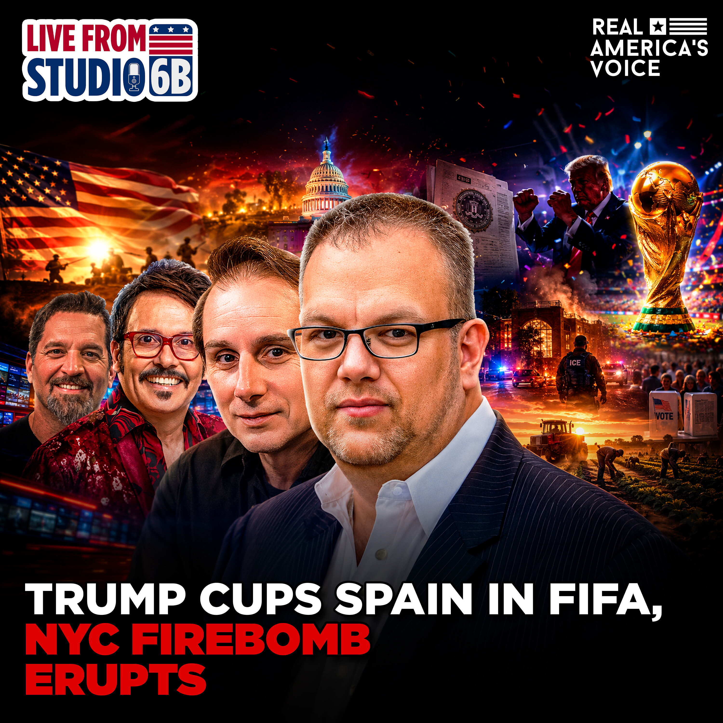 TRUMP CUPS SPAIN, IRAN STRIKES KILL US HEROES, NYC FIREBOMB | LIVE FROM STUDIO 6B - MONDAY, JULY 20 2026