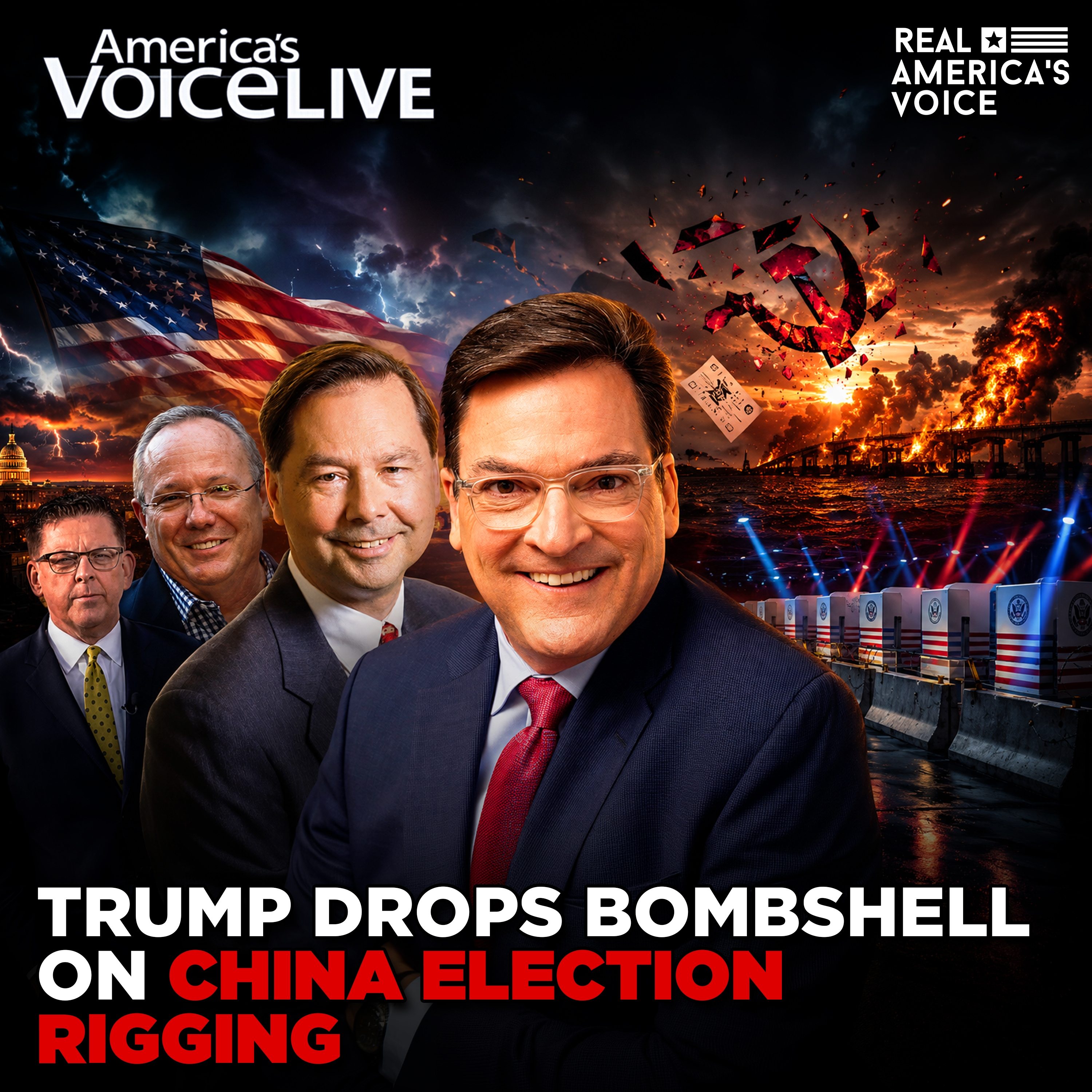 TRUMP EXPOSES CCP ELECTION MEDDLING AS STRIKES HIT IRAN & DHS CRACKS DOWN | AMERICA'S VOICE LIVE | JULY 17, 2026