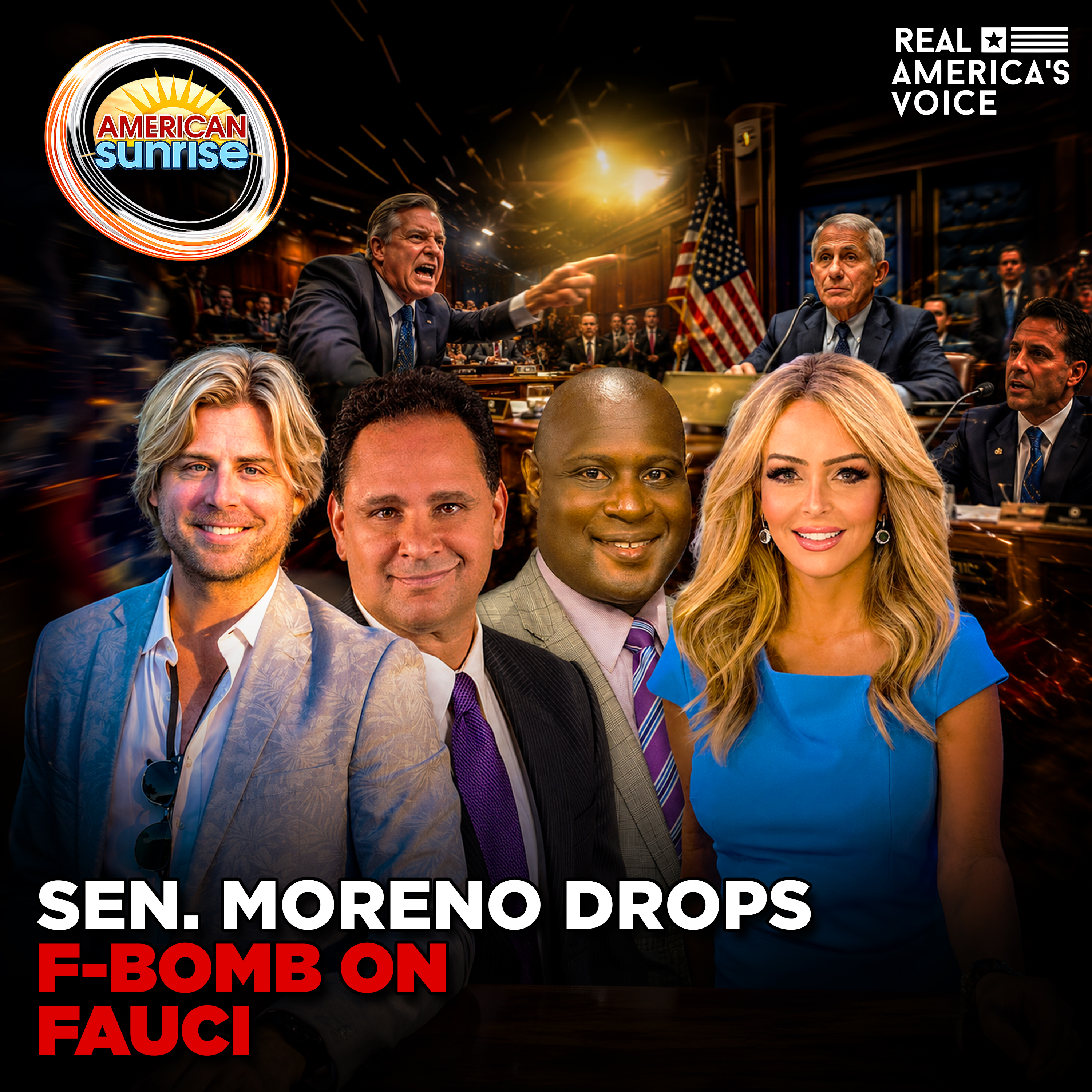 SEN. MORENO DROPS F-BOMB ON FAUCI: “WHO THE F*CK DO YOU THINK YOU WERE?!” | AMERICAN SUNRISE