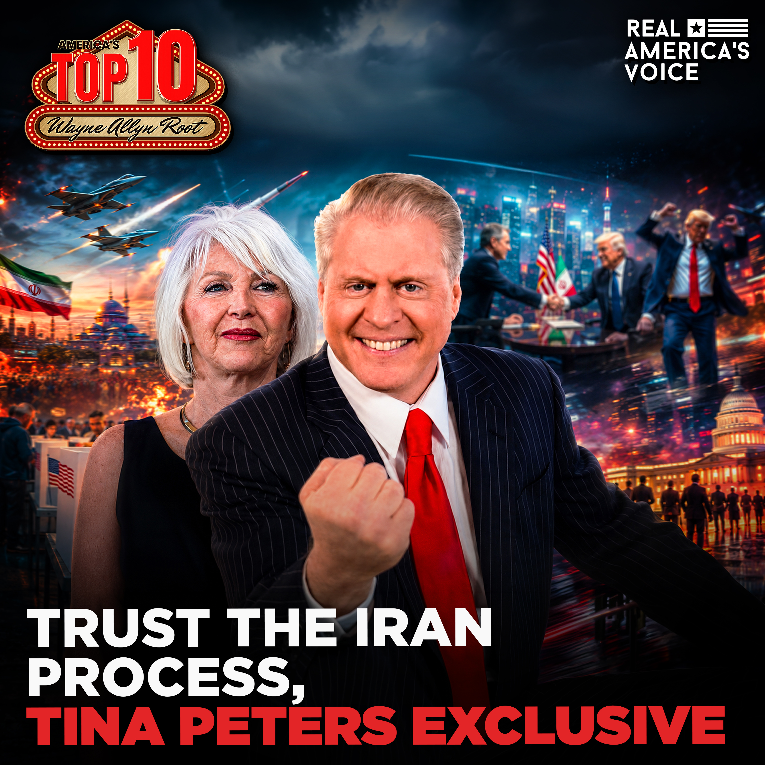 TRUMP CRUSHES IRAN CHAOS & MIDTERM WAR, TINA PETERS INTERVIEW | AMERICA'S TOP 10 episode artwork
