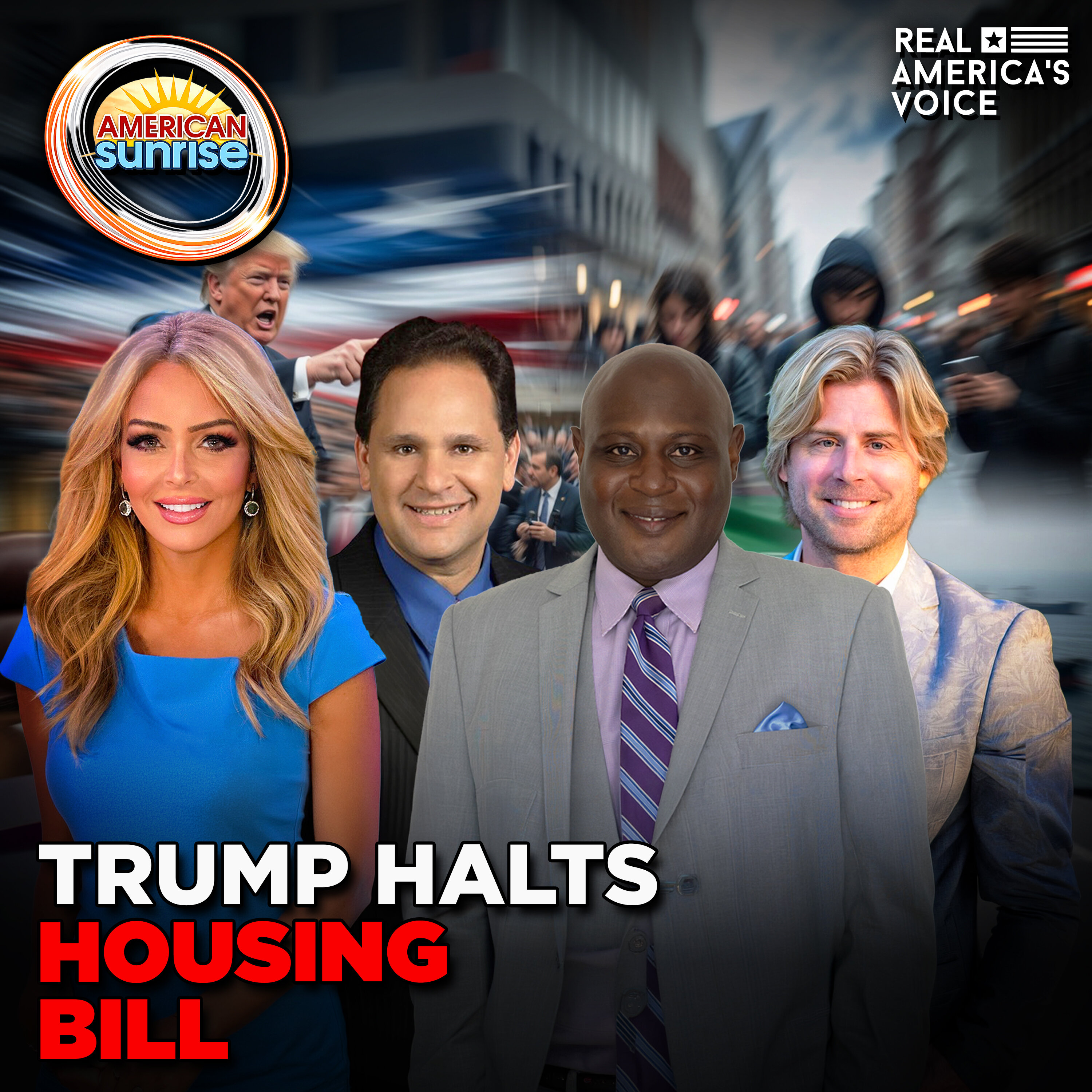 TRUMP HALTS HOUSING BILL OVER VOTER ID DEMANDS | AMERICAN SUNRISE episode artwork