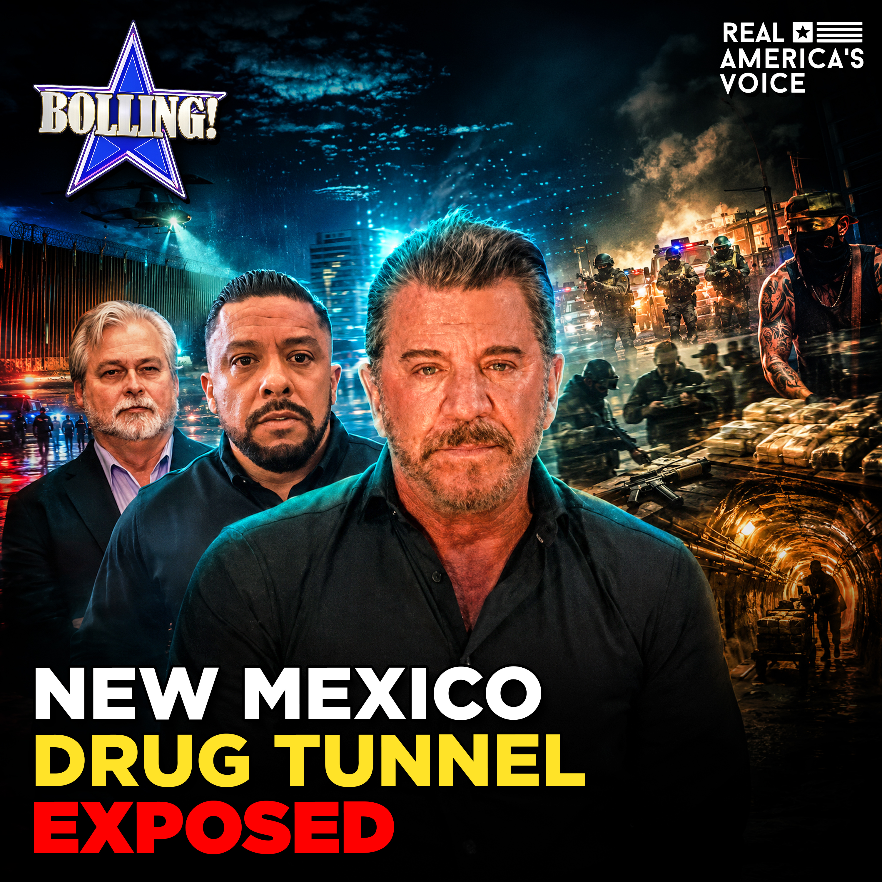 DRUG TUNNELS EXPLODING AT BORDER, SAM FADDIS ON SECURITY THREATS | THE ERIC BOLLING SHOW episode artwork