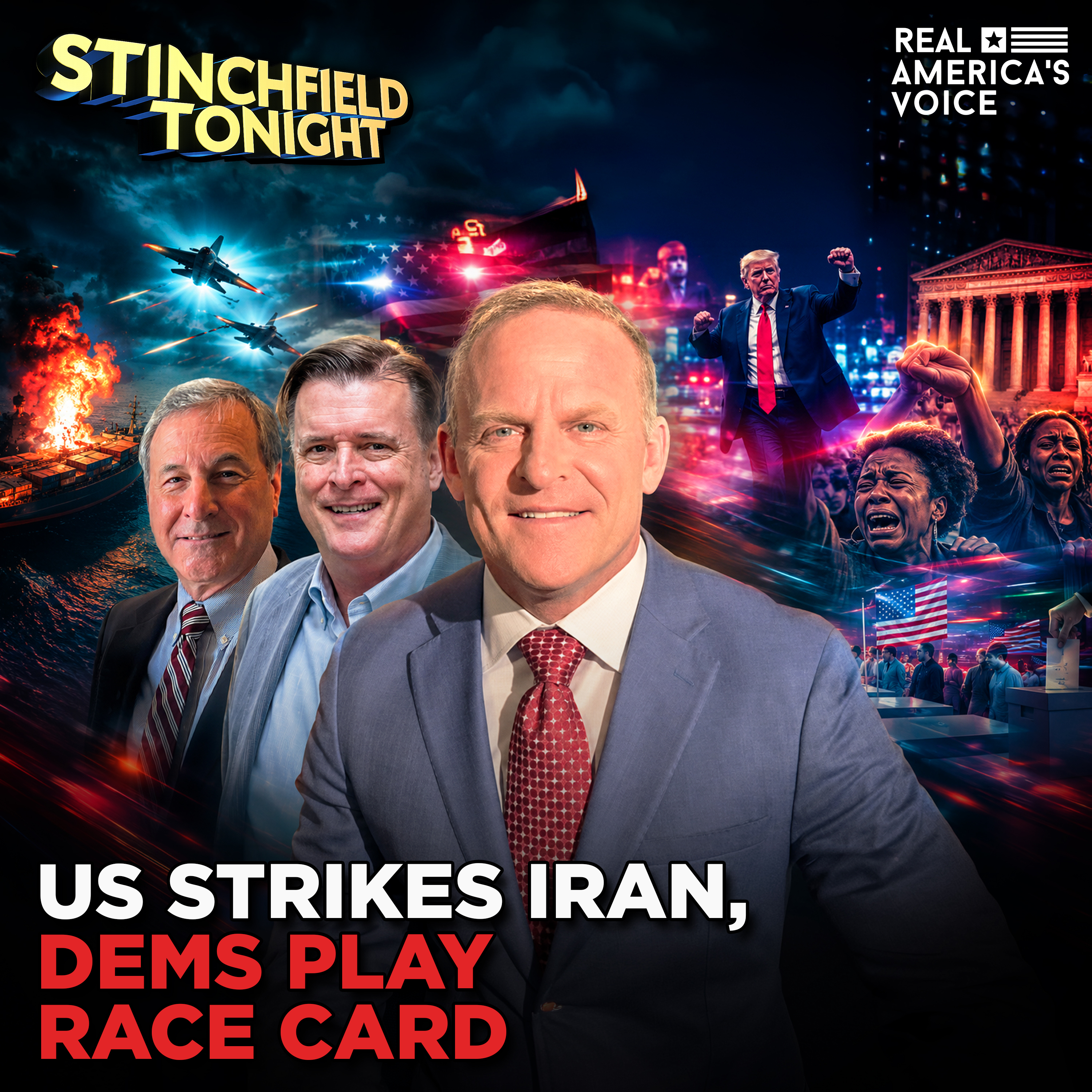 US STRIKES IRAN AFTER CARGO SHIP ATTACK! DEMS CRY RACISM ON SCOTUS TPS RULING | STINCHFIELD TONIGHT episode artwork