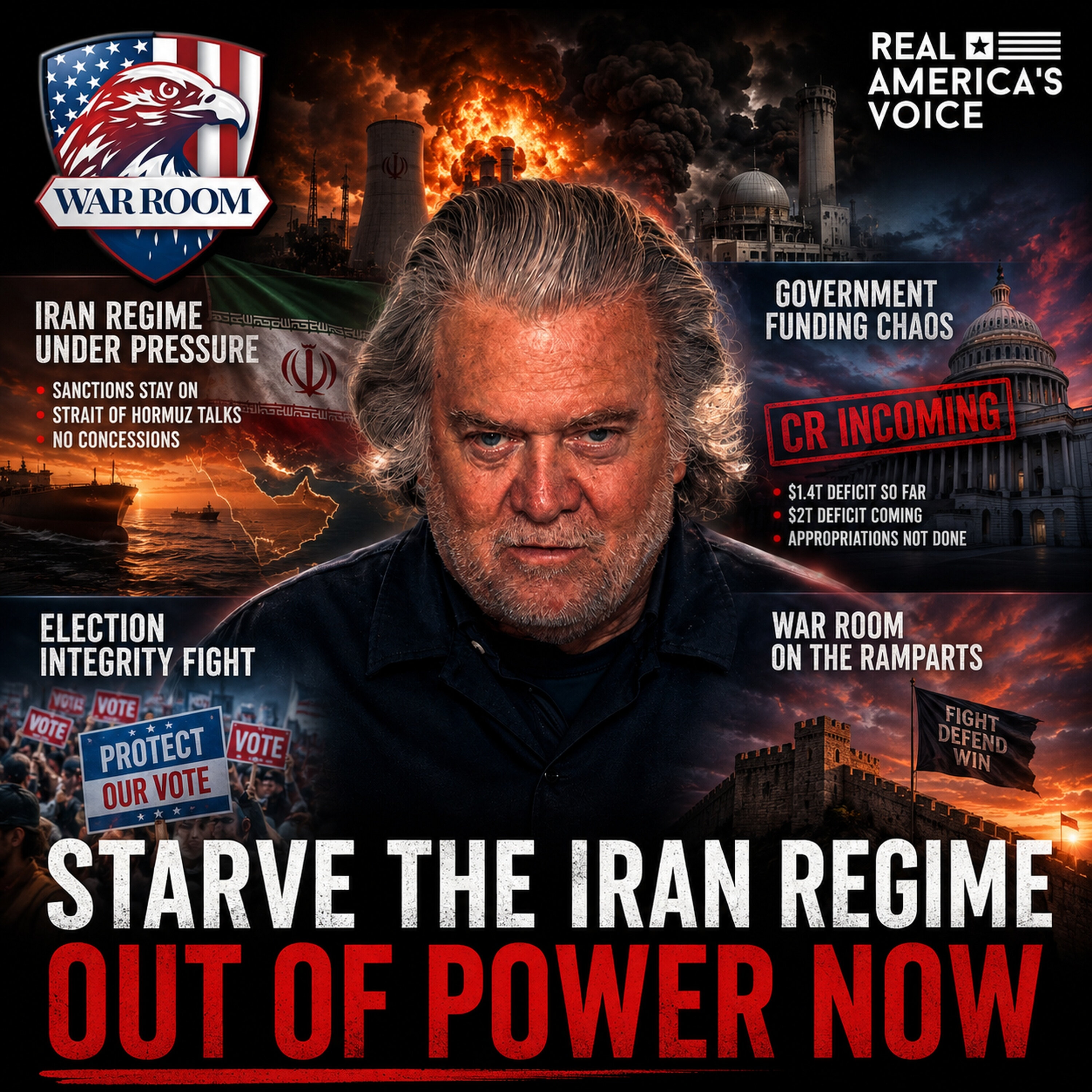 WAR ROOM LIVE: IRAN SHOWDOWN, FUNDING FIGHT & THE BATTLE TO SAVE THE REPUBLIC | JULY 11, 2026 episode artwork