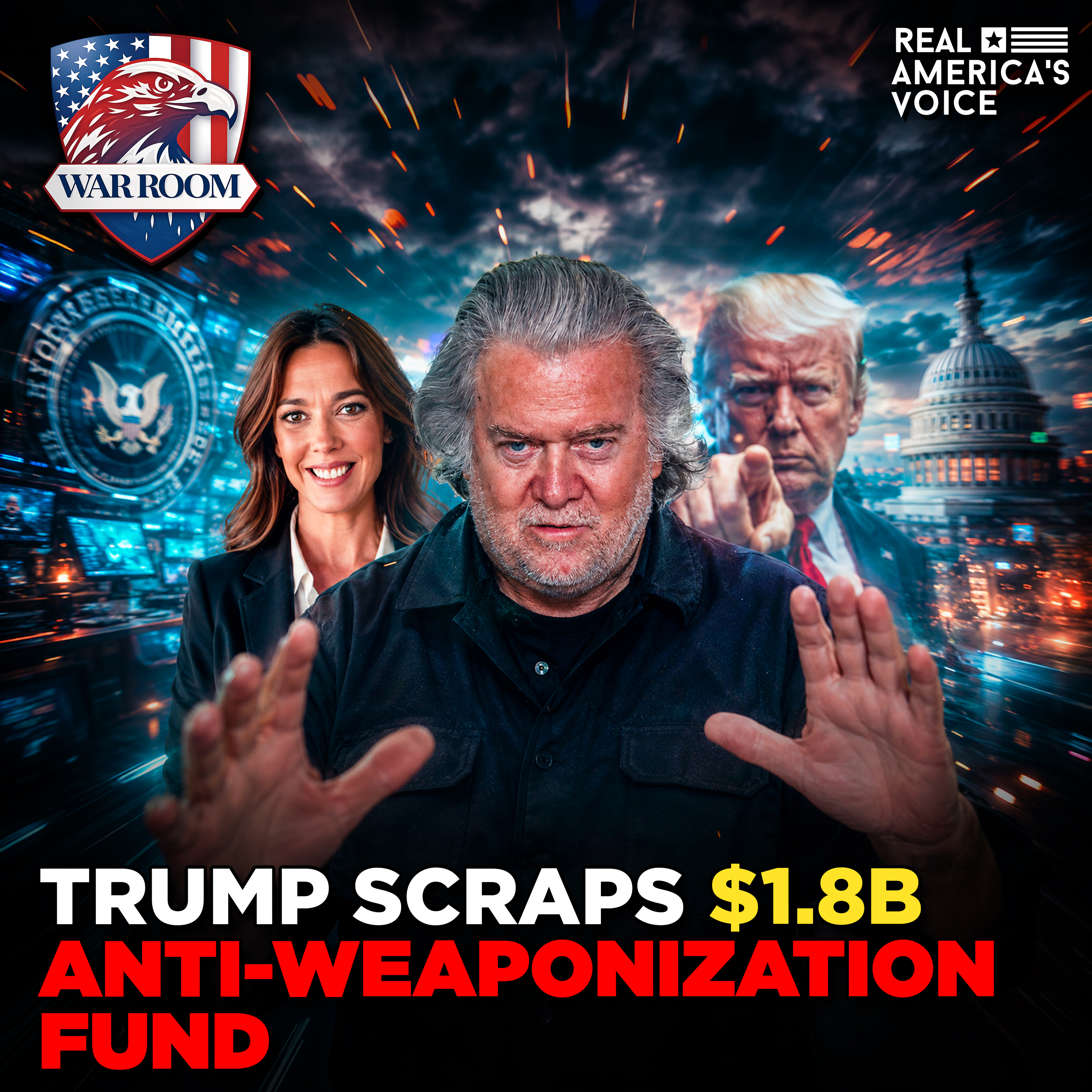 TRUMP SCRAPS $1.8B ANTI-WEAPONIZATION FUND, ESTABLISHMENT HATES PULTE | WAR ROOM PM W/ STEVE BANNON (EP.5420)