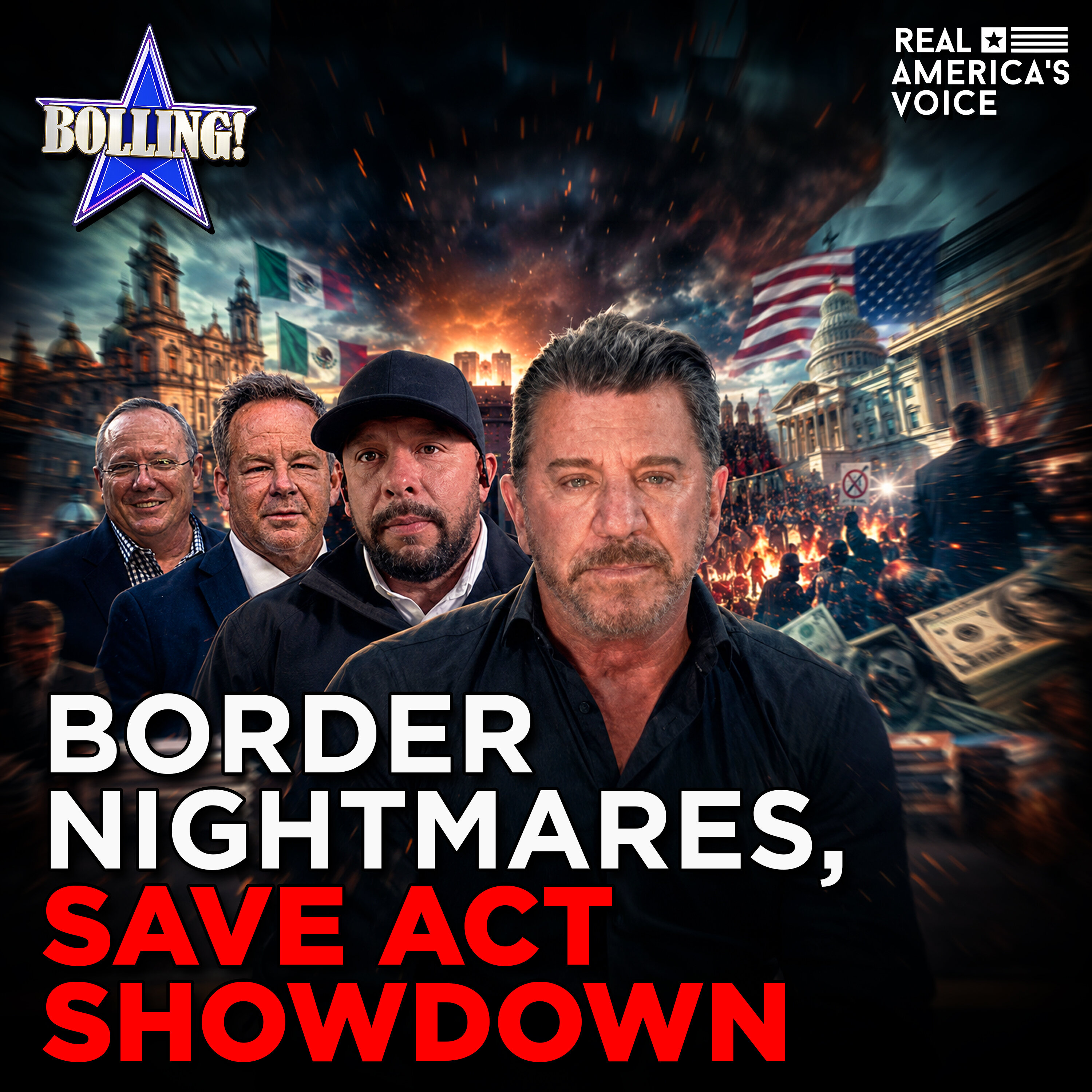 GUADALAJARA "HOUSE OF HORRORS" EXPOSED, SAVE ACT SHOWDOWN, RINO RUIN | THE ERIC BOLLING SHOW — Real America’s Voice cover