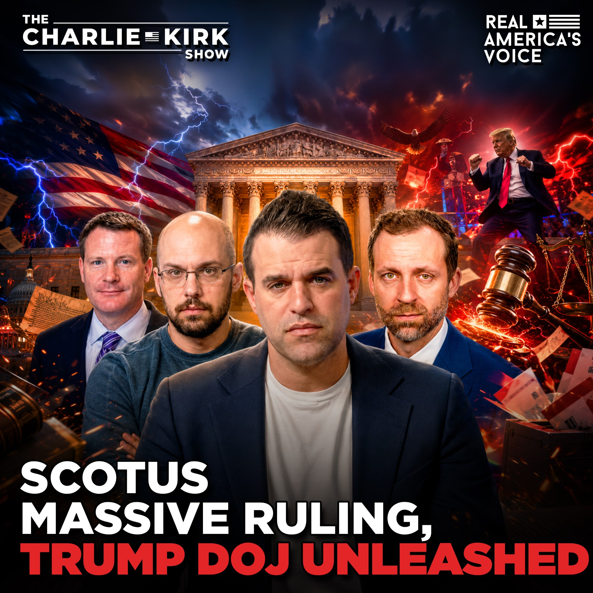 SCOTUS DROPS MASSIVE RULING, TRUMP DOJ UNLEASHED | CHARLIE KIRK SHOW episode artwork