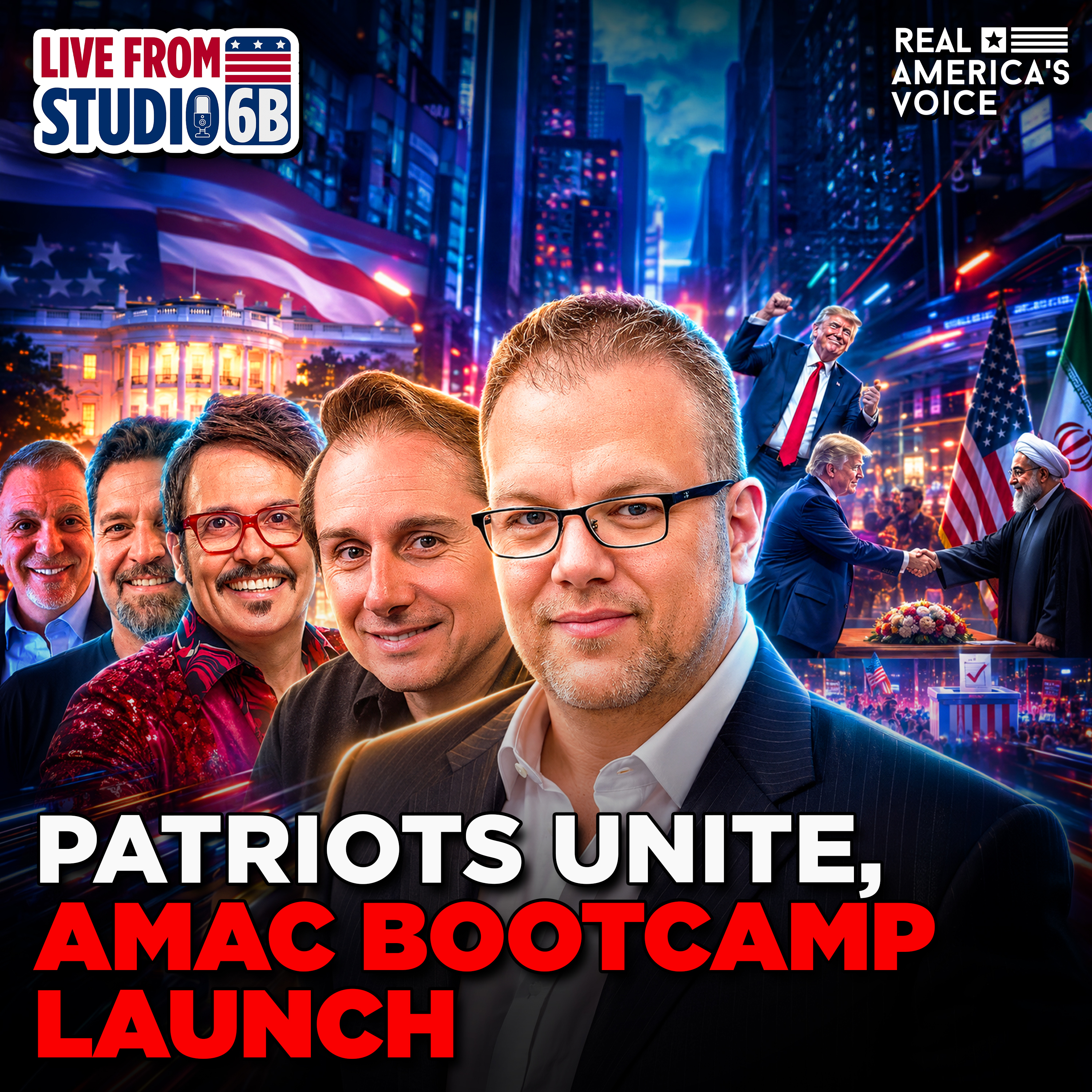 PATRIOTS BOOTCAMP KICKS OFF! AMAC LIVE AT AMERICA FIRST WAREHOUSE | LIVE FROM STUDIO 6B - FRIDAY, JUNE 19 2026