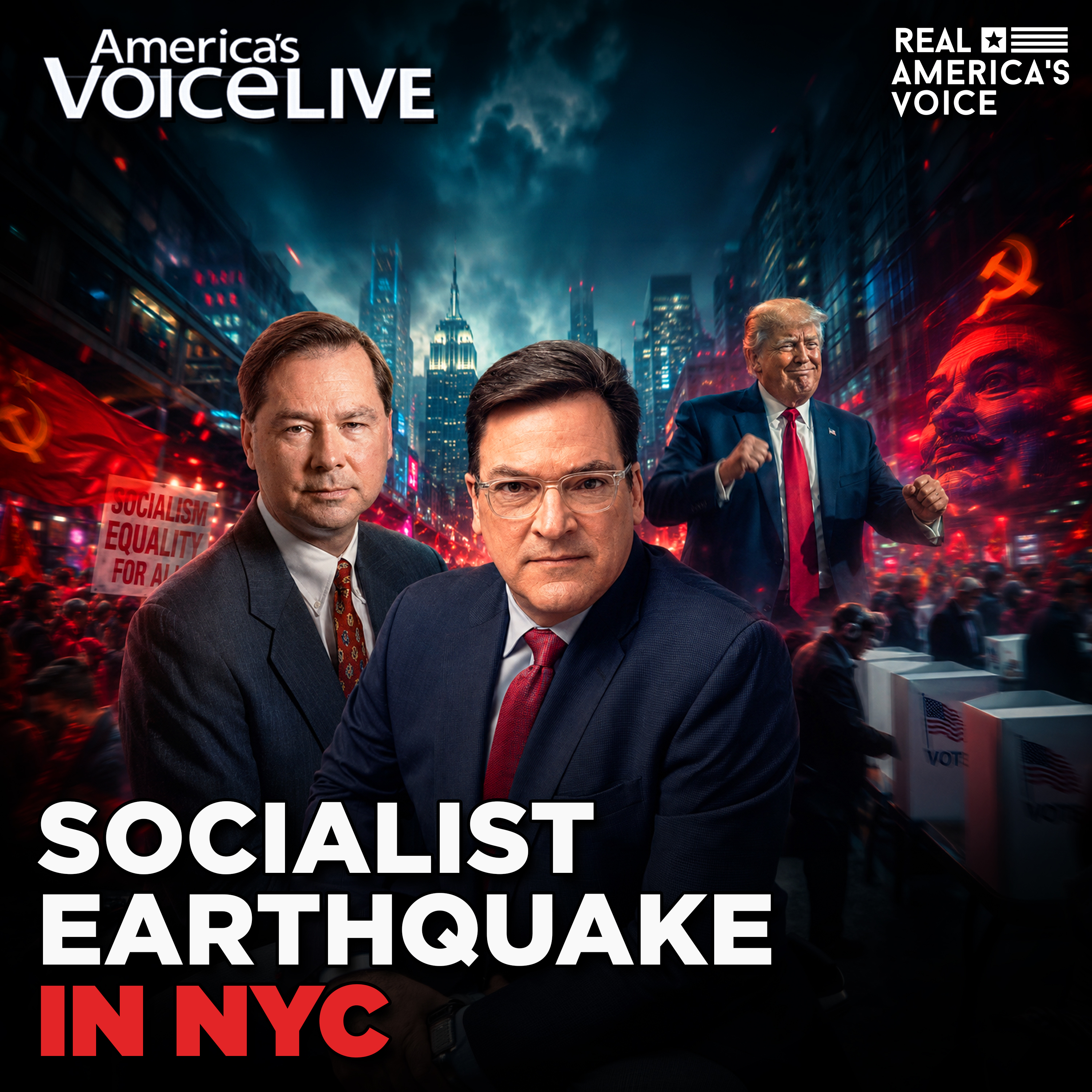 NY SOCIALIST SWEEP & SCOTUS SMASHES ASYLUM ABUSE | AMERICA'S VOICE LIVE episode artwork