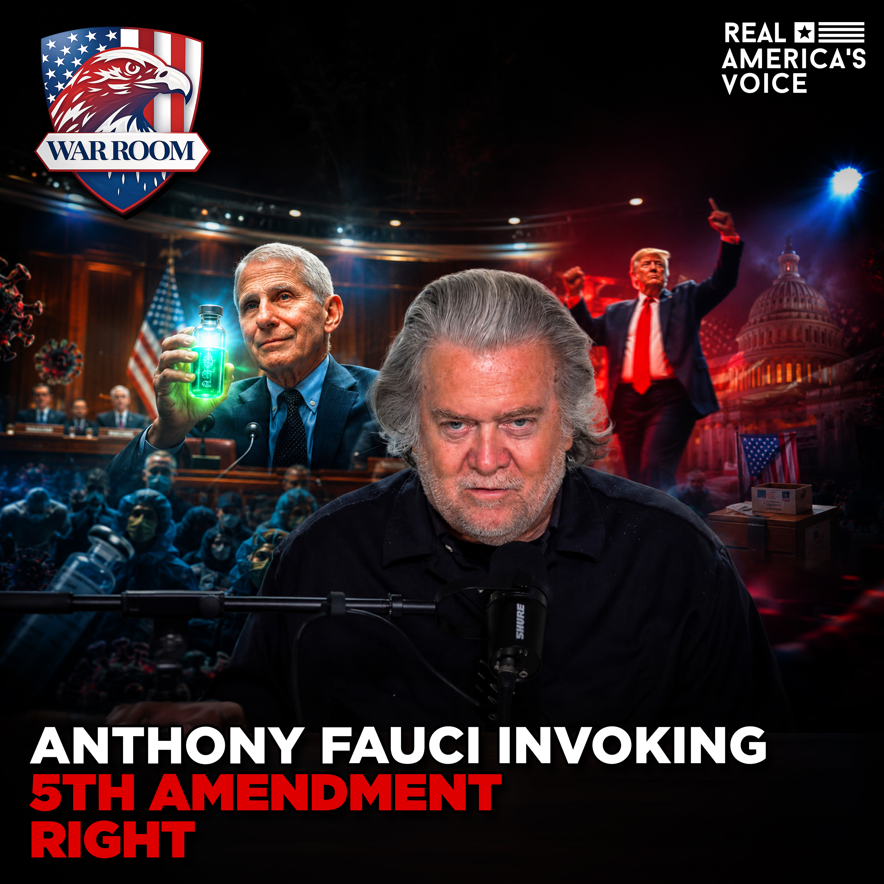 FAUCI TAKES THE 5TH, DODGES QUESTIONING ON COVID ORIGINS | WAR ROOM AM W STEVE BANNON