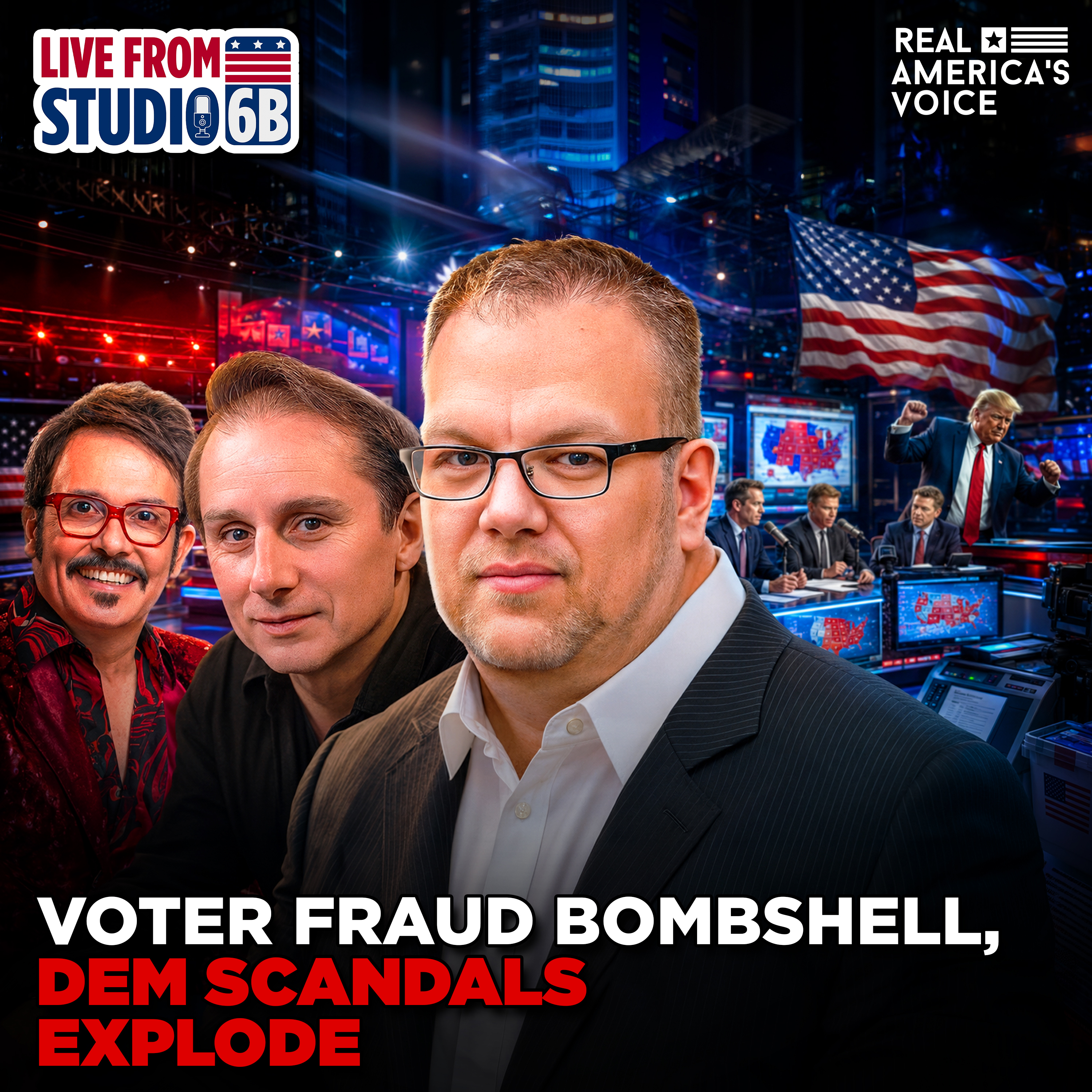 MASSIVE VOTER FRAUD EXPOSED, DEM SCANDALS & TRUMP AIRPORT CHAOS | LIVE FROM STUDIO 6B - FRIDAY, JULY 17 2026