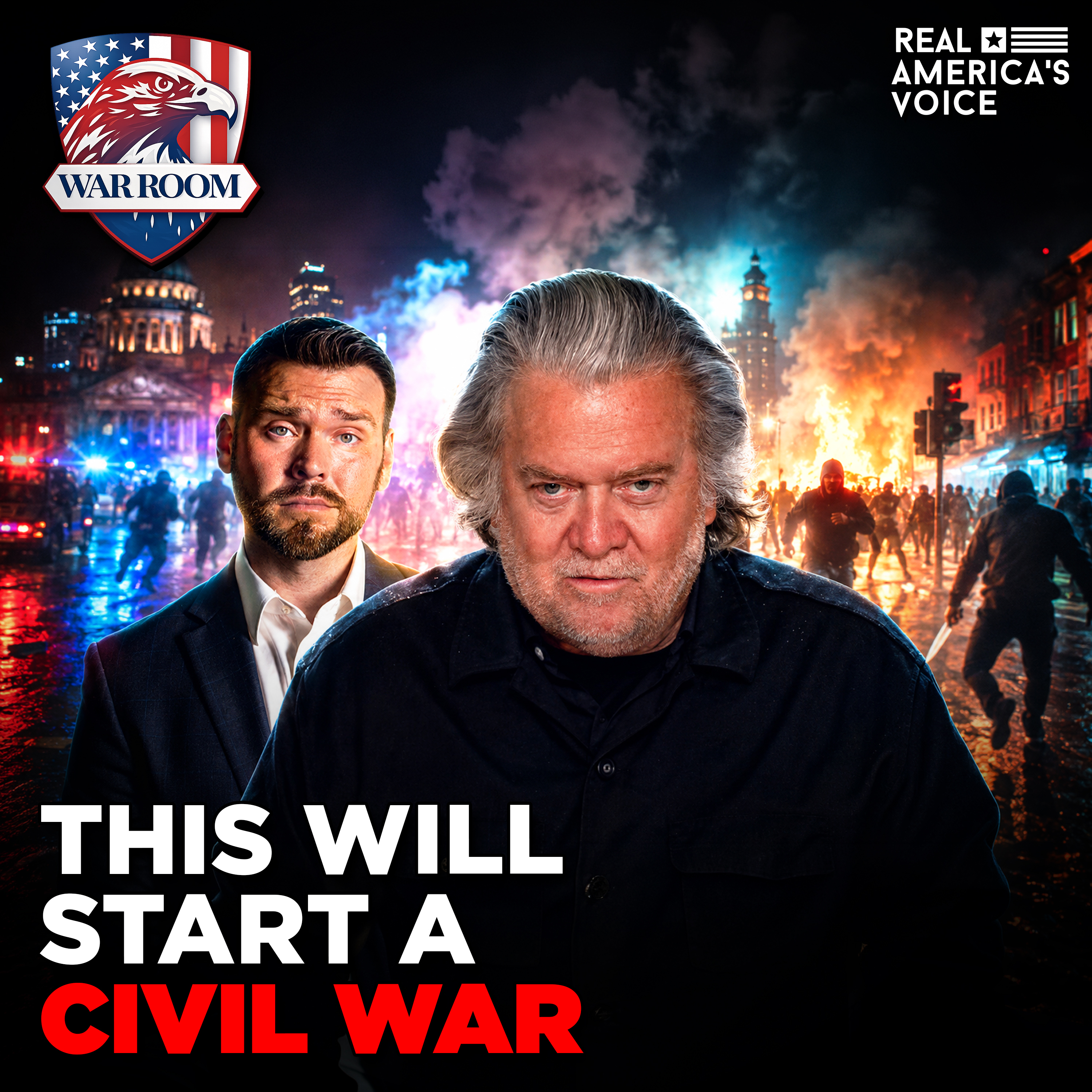 BANNON: "THIS WILL START A CIVIL WAR", TRUMP PUSHES DHS BORDER BILL | WAR ROOM AM W STEVE BANNON
