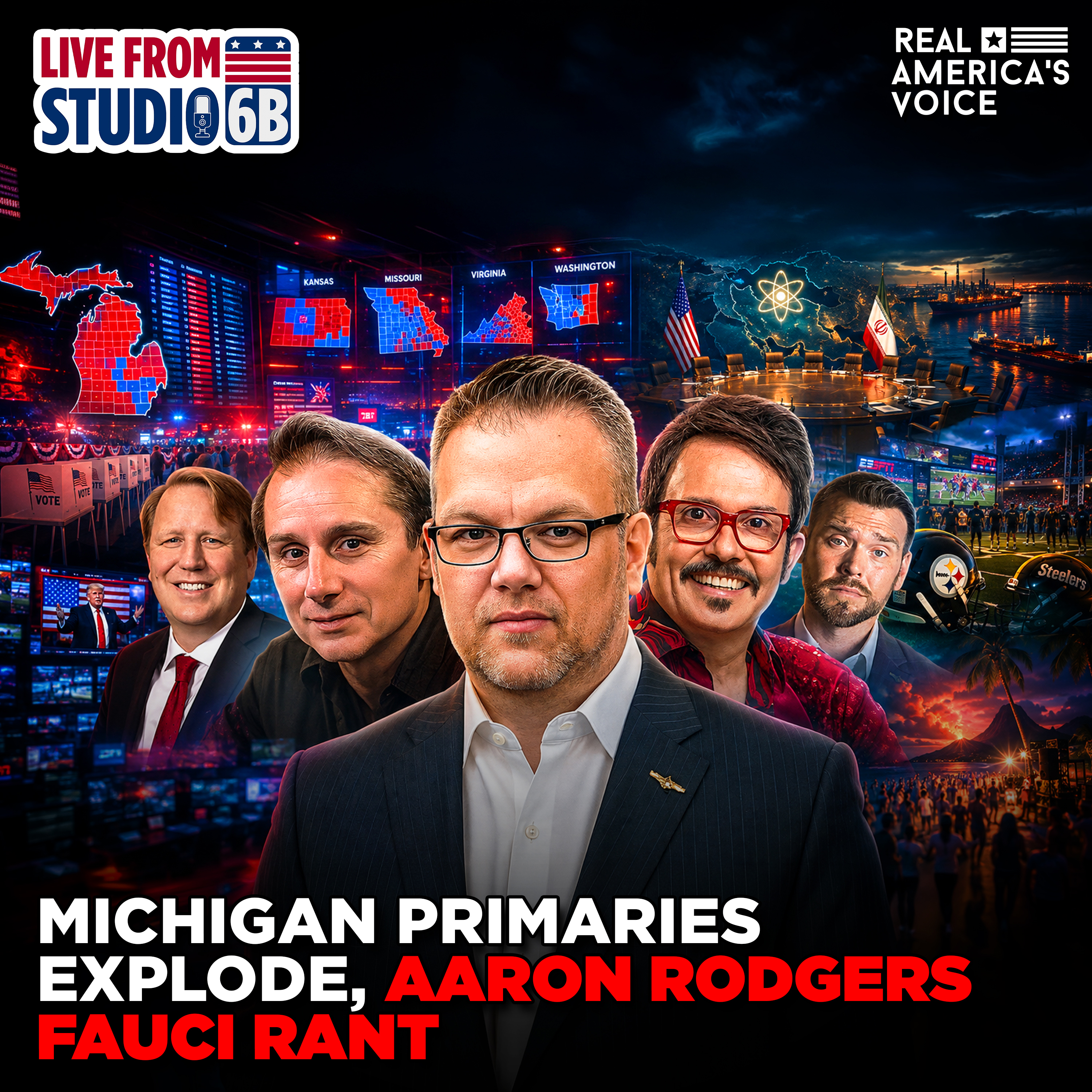 MICHIGAN PRIMARIES EXPLODE LIVE, AARON RODGERS FAUCI RANT | LIVE FROM STUDIO 6B