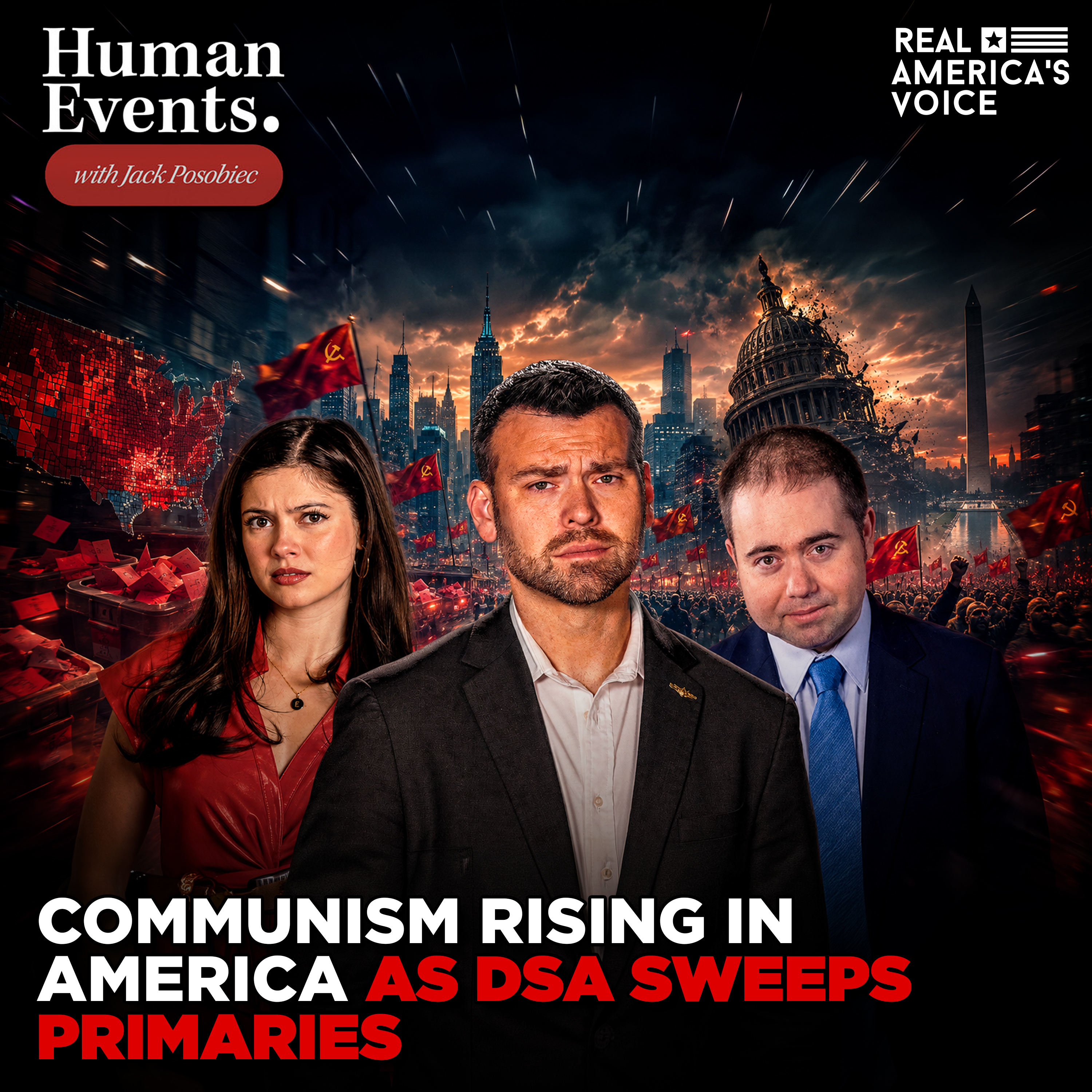 COMMUNISM RISING IN AMERICA AS DSA SWEEPS PRIMARIES | HUMAN EVENTS DAILY