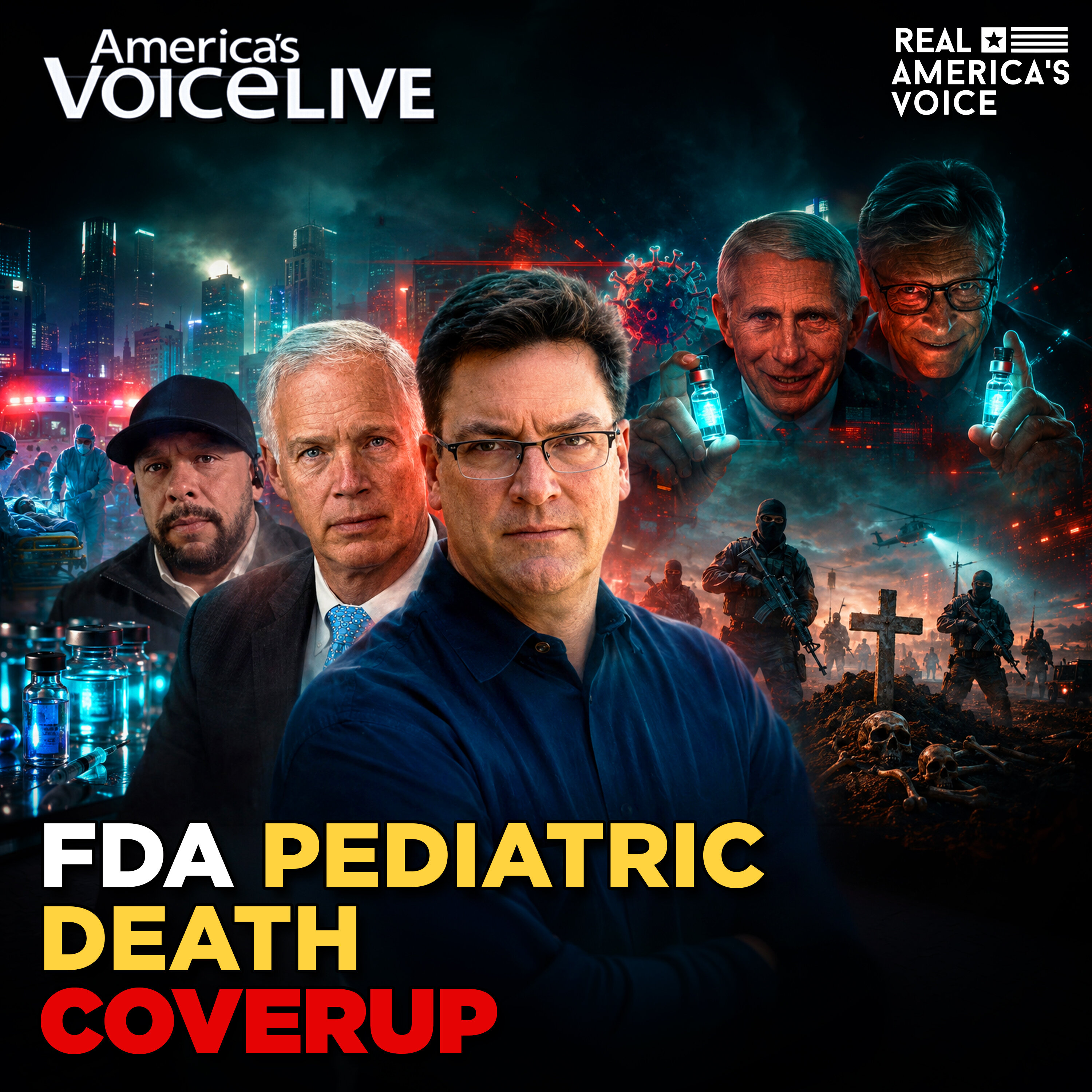 SEN. JOHNSON ON COVID DEATHS, CHRISTIAN REVIVAL, MEXICO GRAVES | AMERICA'S VOICE LIVE W STEVE GRUBER — Real America’s Voice cover
