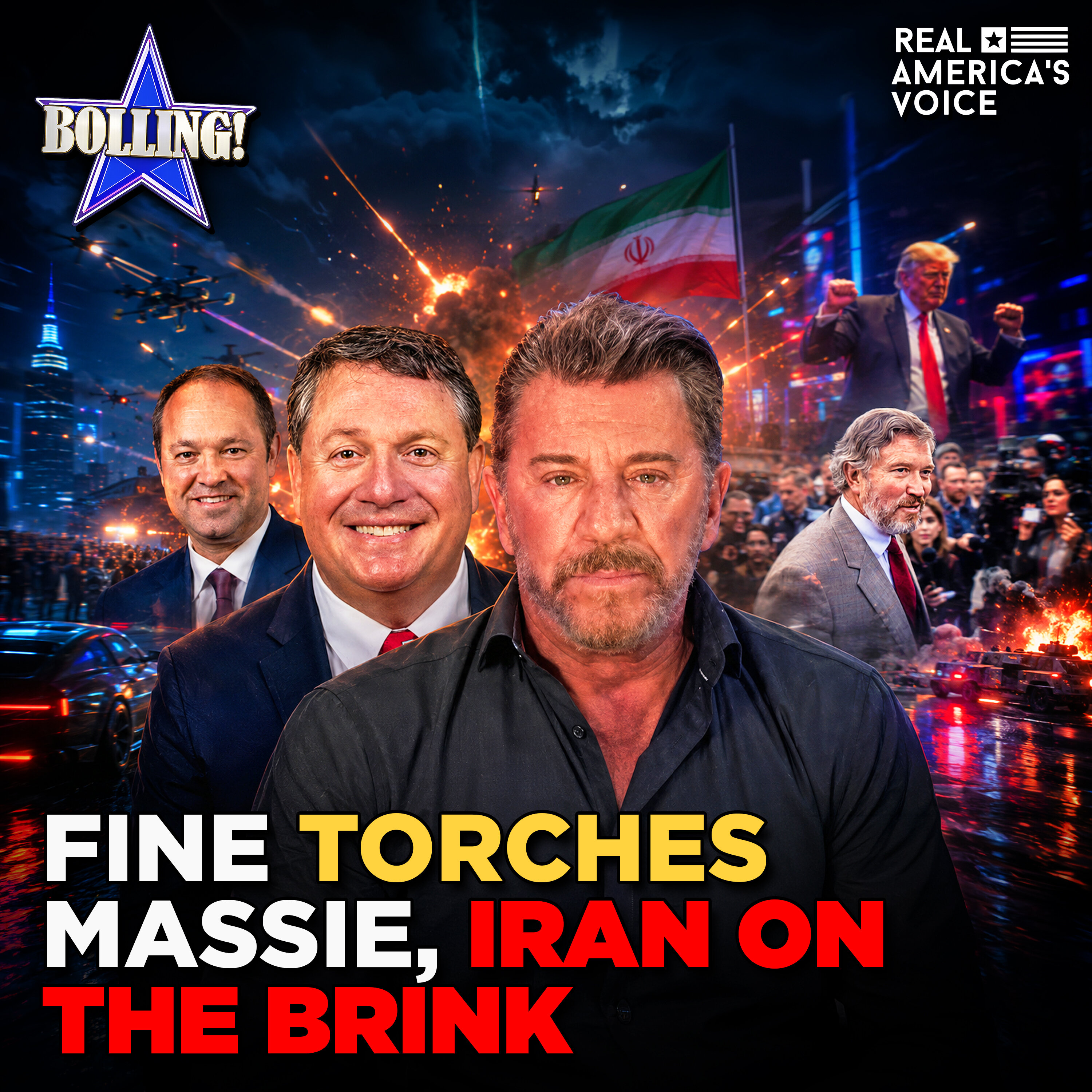 RANDY FINE GOES AFTER THOMAS MASSIE, MARLIN STUTZMAN ON IRAN CRISIS | THE ERIC BOLLING SHOWMay 18th, 2026 — Real America’s Voice cover