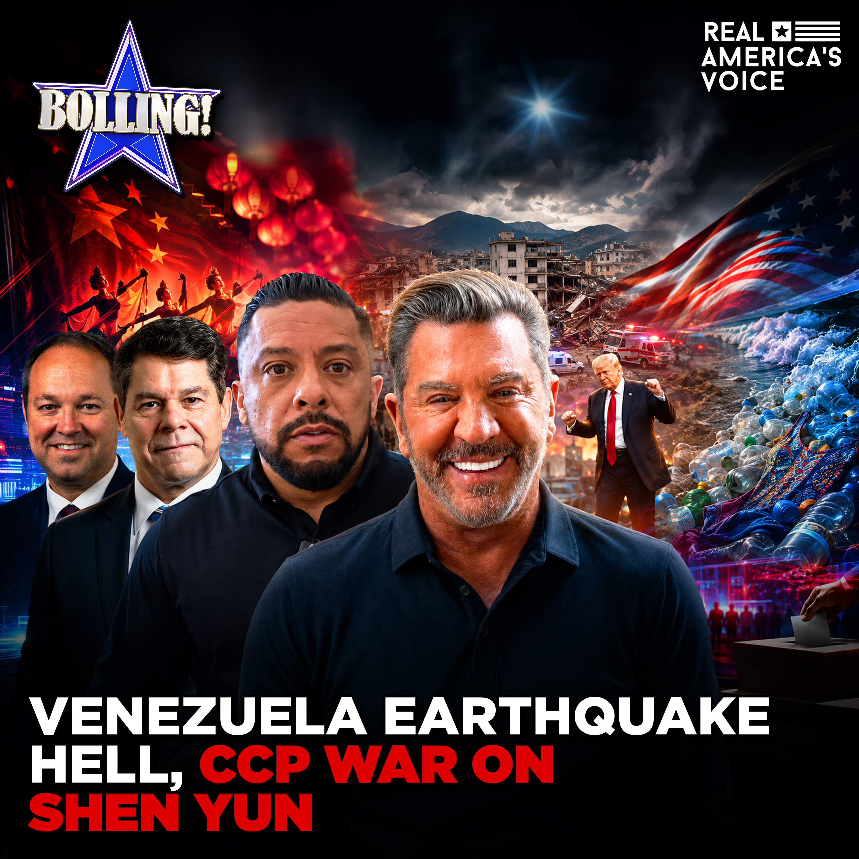 VENEZUELA QUAKE HELL, CCP WAR ON SHEN YUN & FREEDOM 250 SWIM | BOLLING SHOW