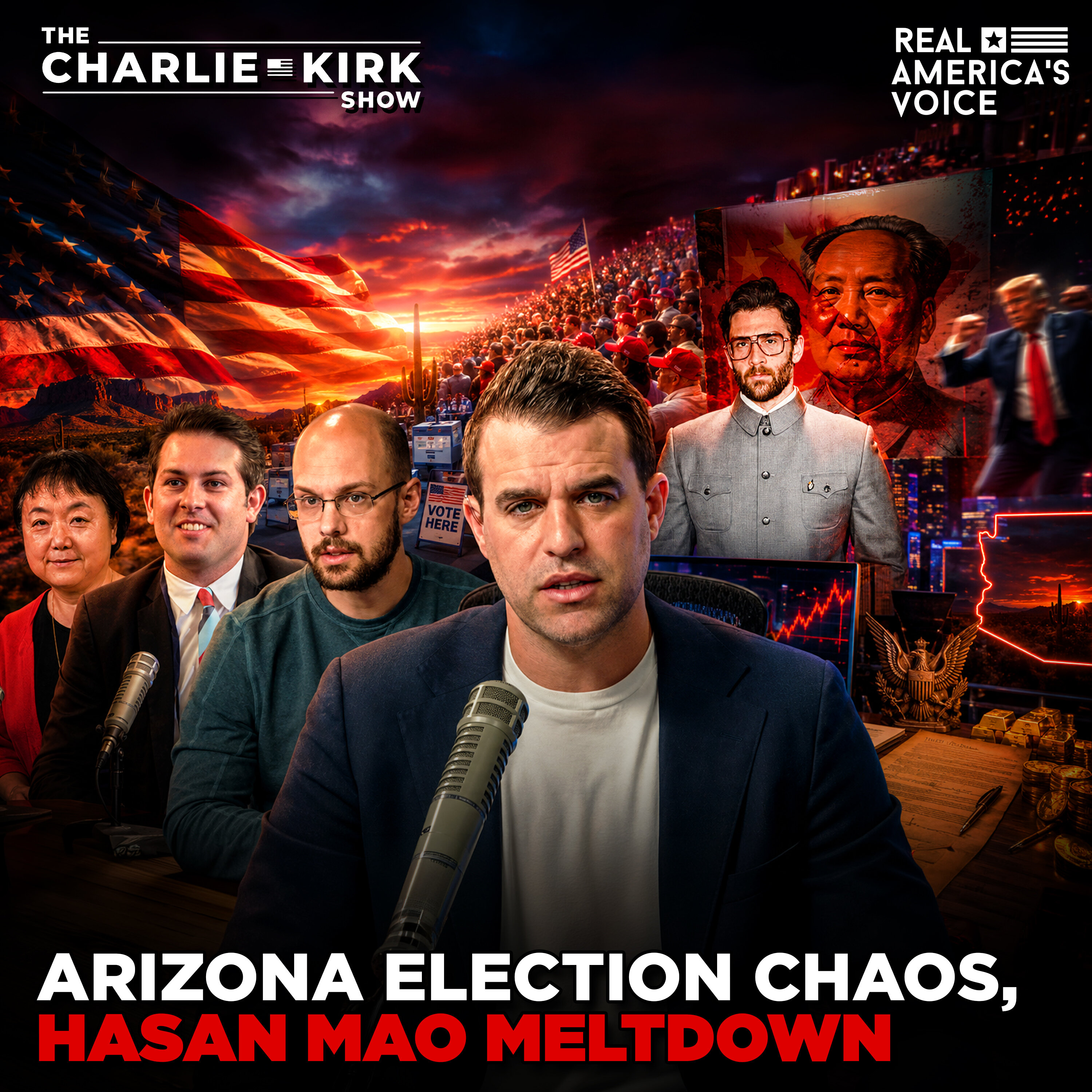 HASAN MAO MELTDOWN, AZ ELECTION BOMBSHELLS WITH TYLER BOWYER, WHITEPILL REVEAL | CHARLIE KIRK SHOW | JULY 21, 2026