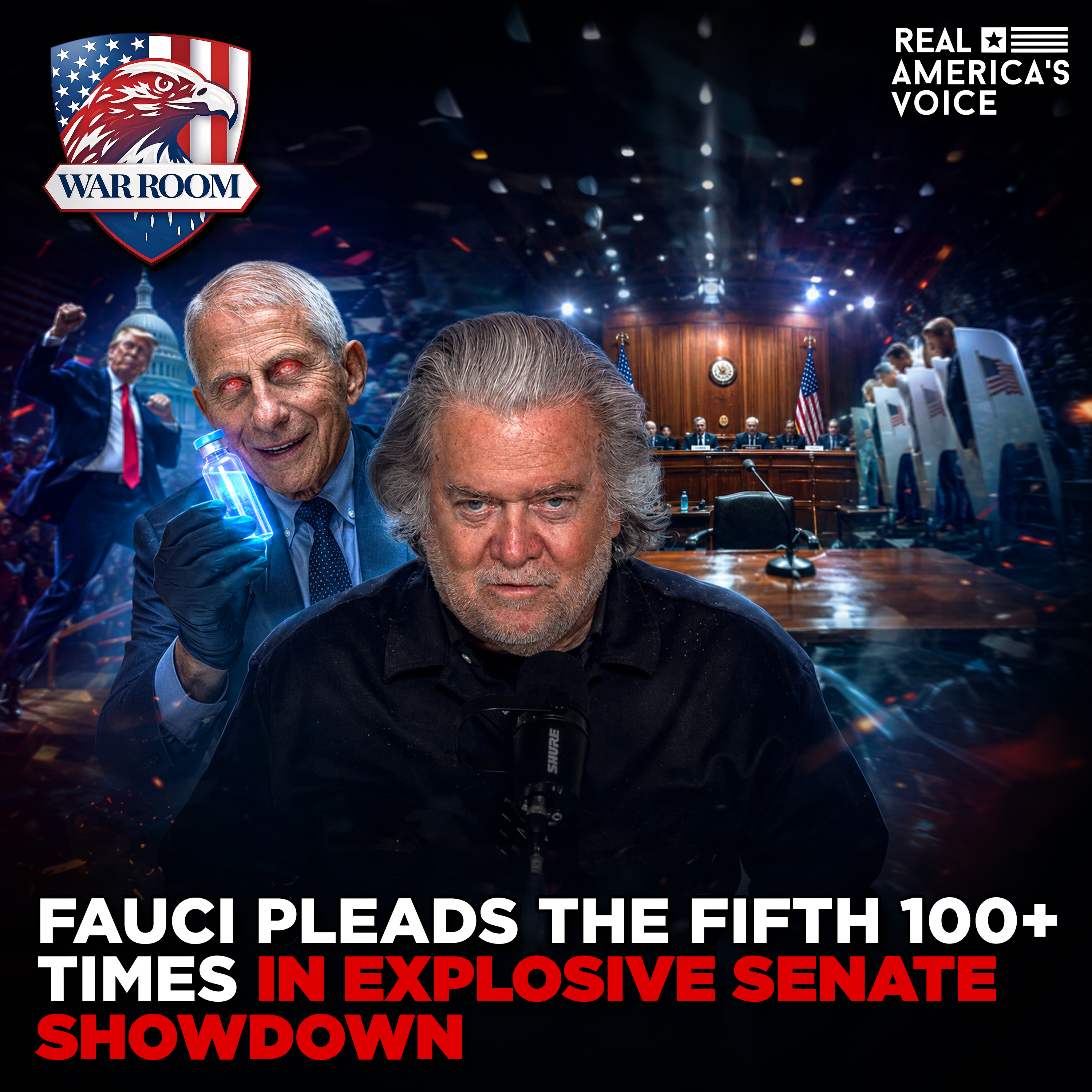 FAUCI PLEADS THE FIFTH 100+ TIMES IN EXPLOSIVE SENATE COVID SHOWDOWN | WAR ROOM PM