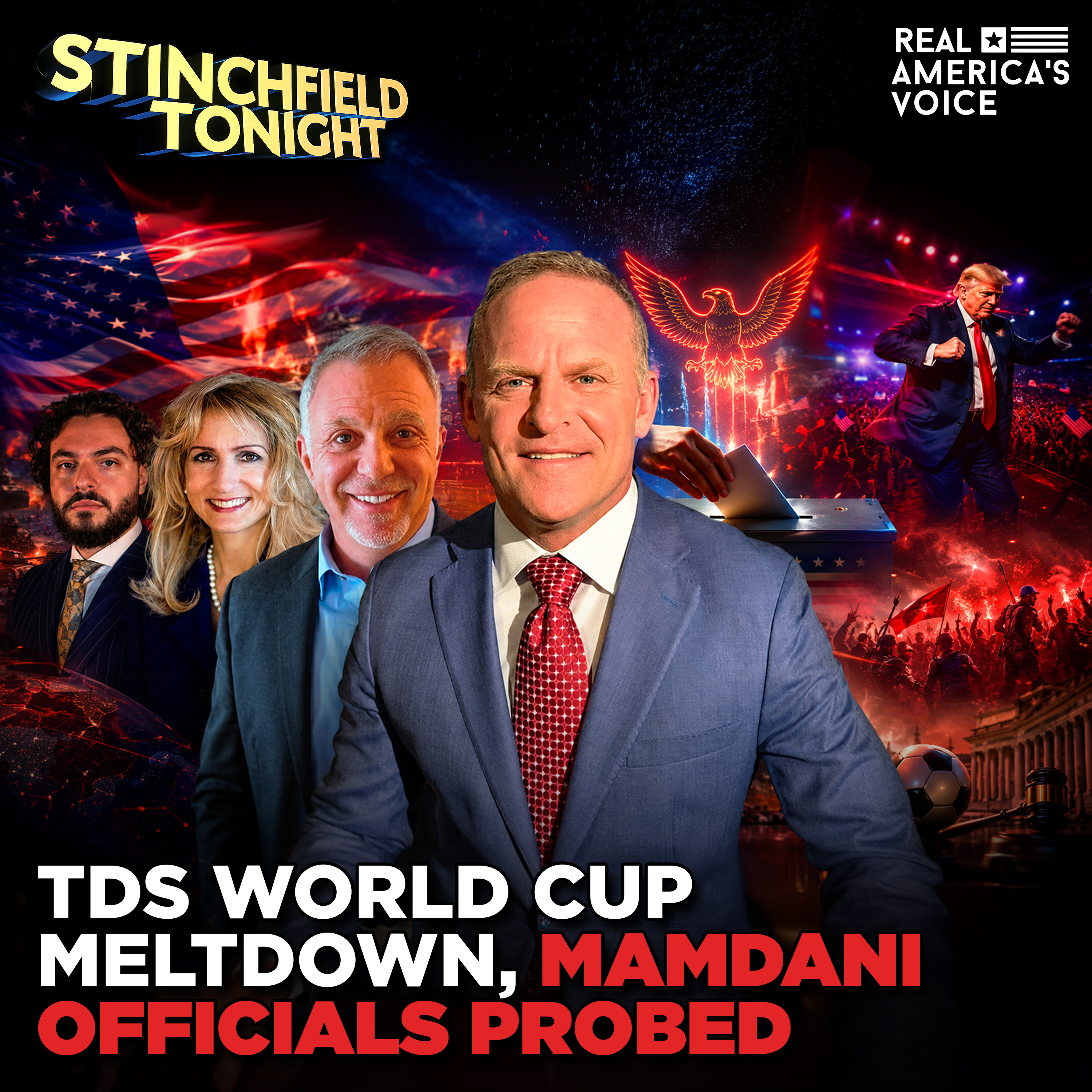 TDS EXPLODES AT WORLD CUP, MAMDANI OFFICIALS PROBED | STINCHFIELD TONIGHT episode artwork