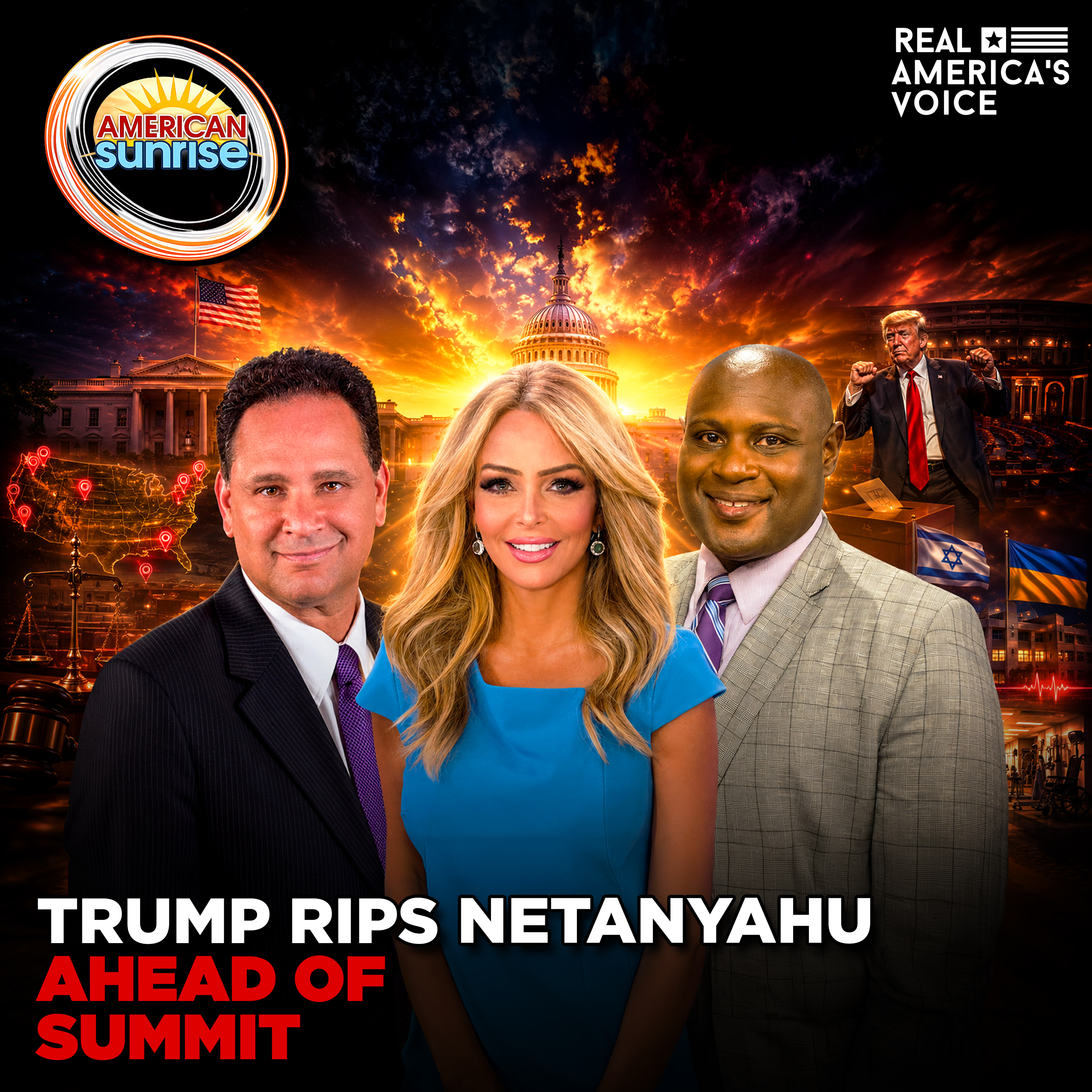 TRUMP RIPS BIBI AHEAD OF SUMMIT, BESHEAR DEMANDS MCCONNELL PROOF OR RESIGN | AMERICAN SUNRISE