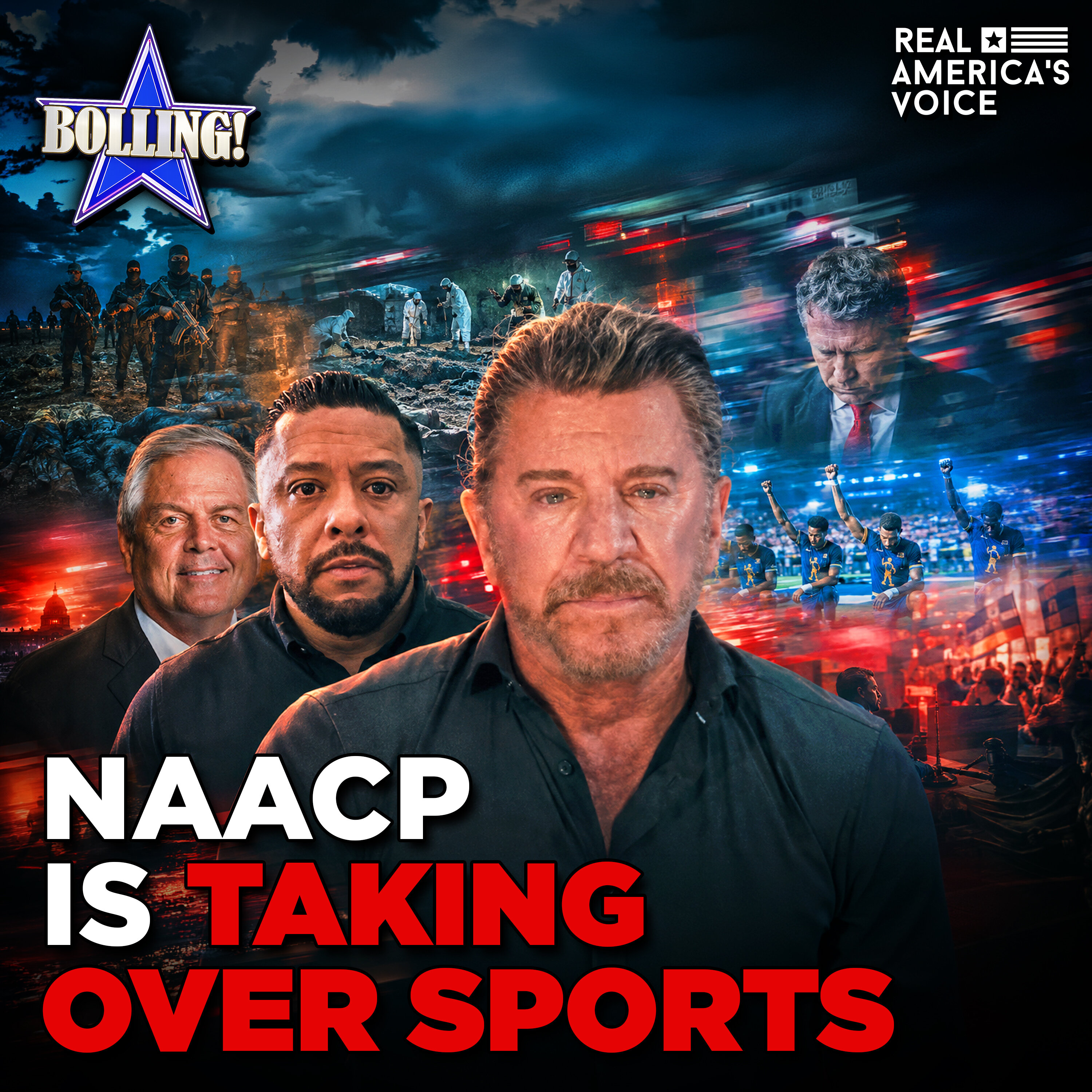 DEATH THREATS TO BORDER HERO & NAACP SPORTS POWER GRAB | THE ERIC BOLLING SHOW — Real America’s Voice cover