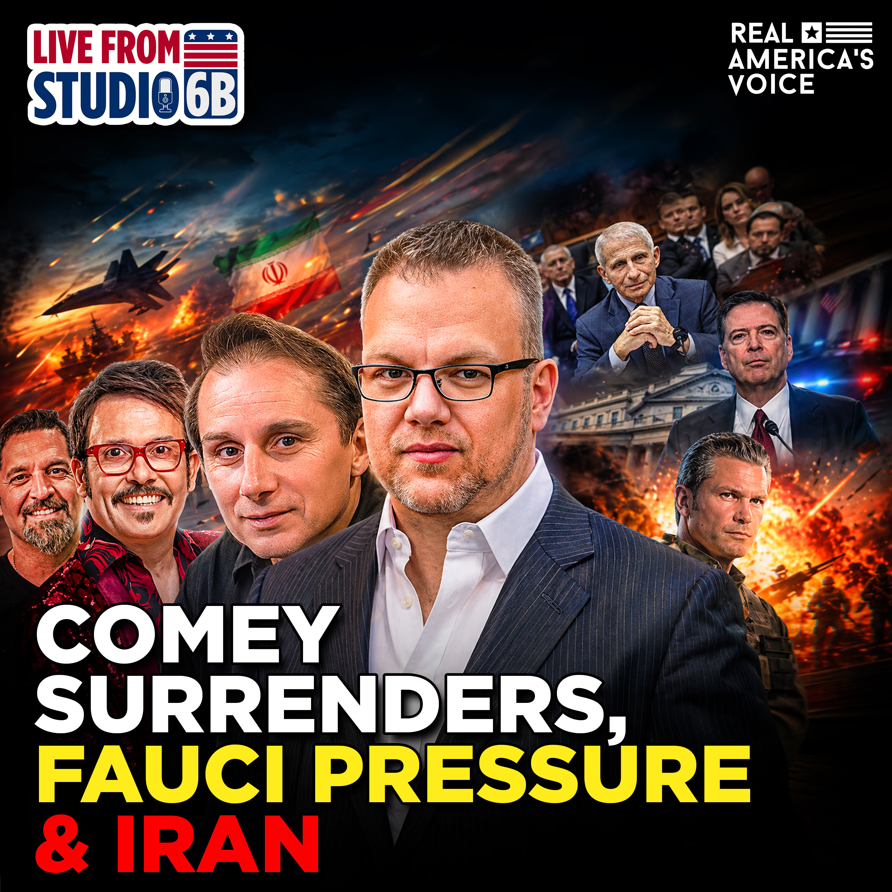 SCOTUS REDISTRICTING RULING, COMEY SURRENDERS, FAUCI PRESSURE & IRAN WAR | LIVE FROM STUDIO 6B - Wednesday. April 29 2026