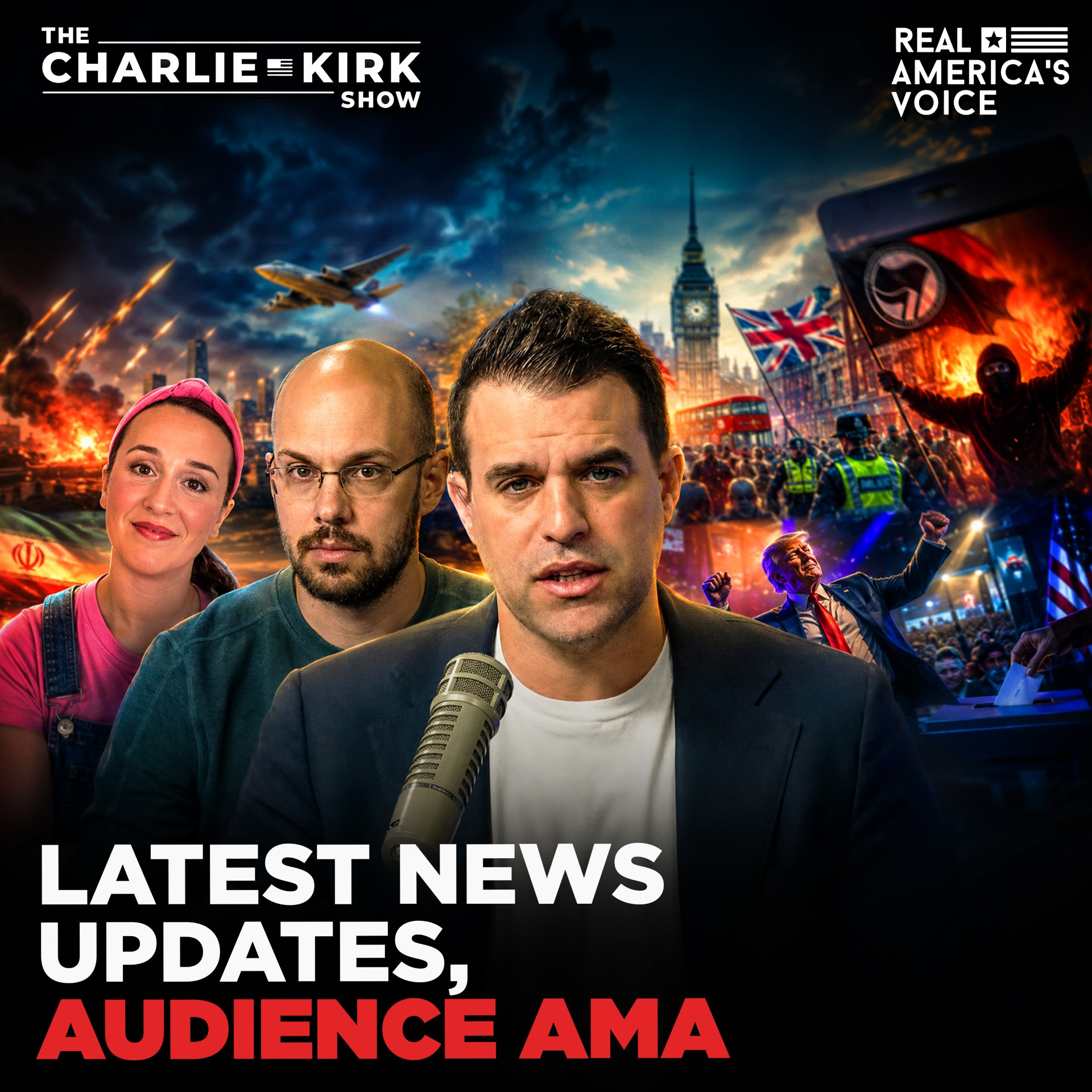 PICK UP THE MIC SUMMIT ACTION, AUDIENCE AMA | CHARLIE KIRK SHOW episode artwork