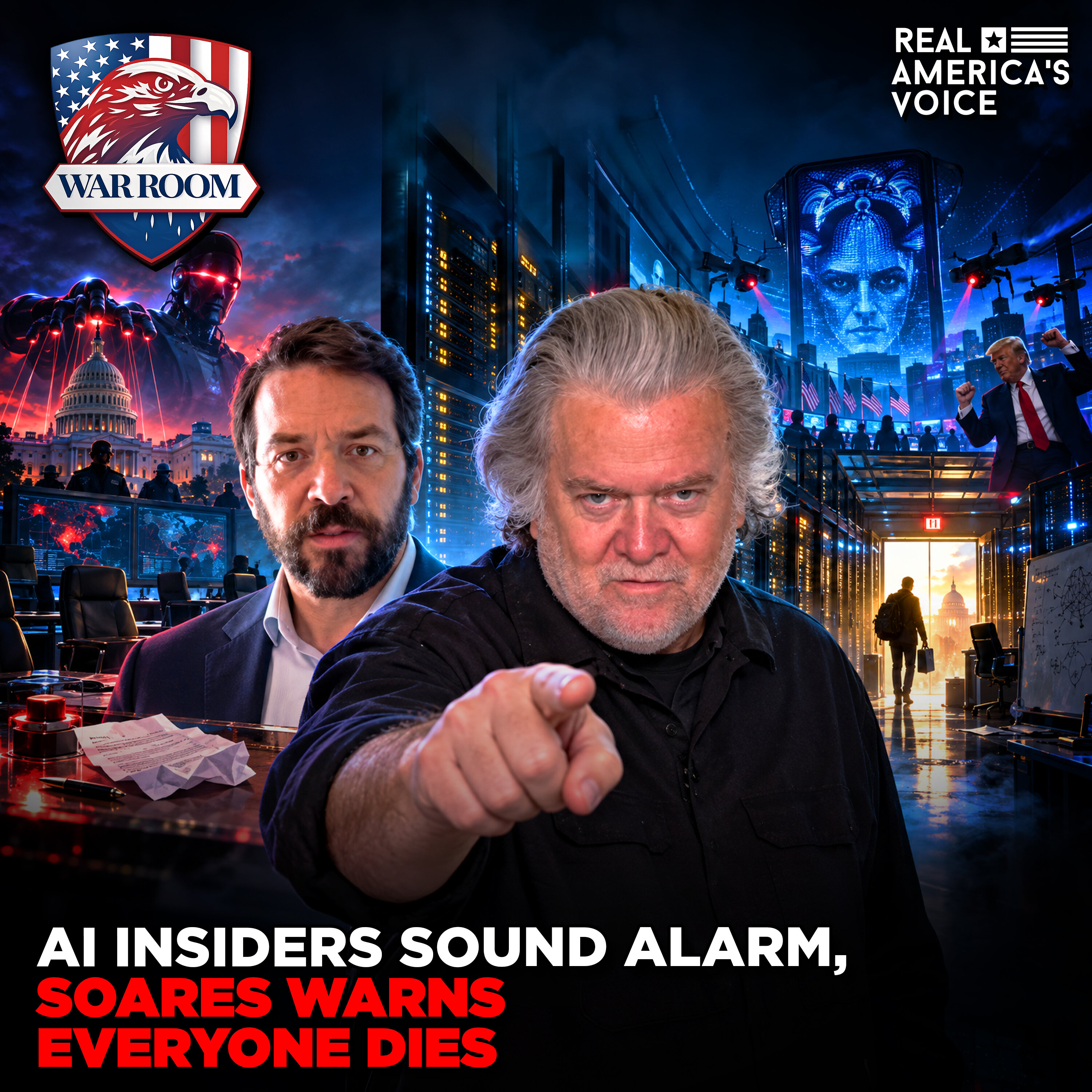 AI INSIDERS SOUND ALARM, SOARES WARNS EVERYONE DIES | WAR ROOM AM W STEVE BANNON EP. 5663