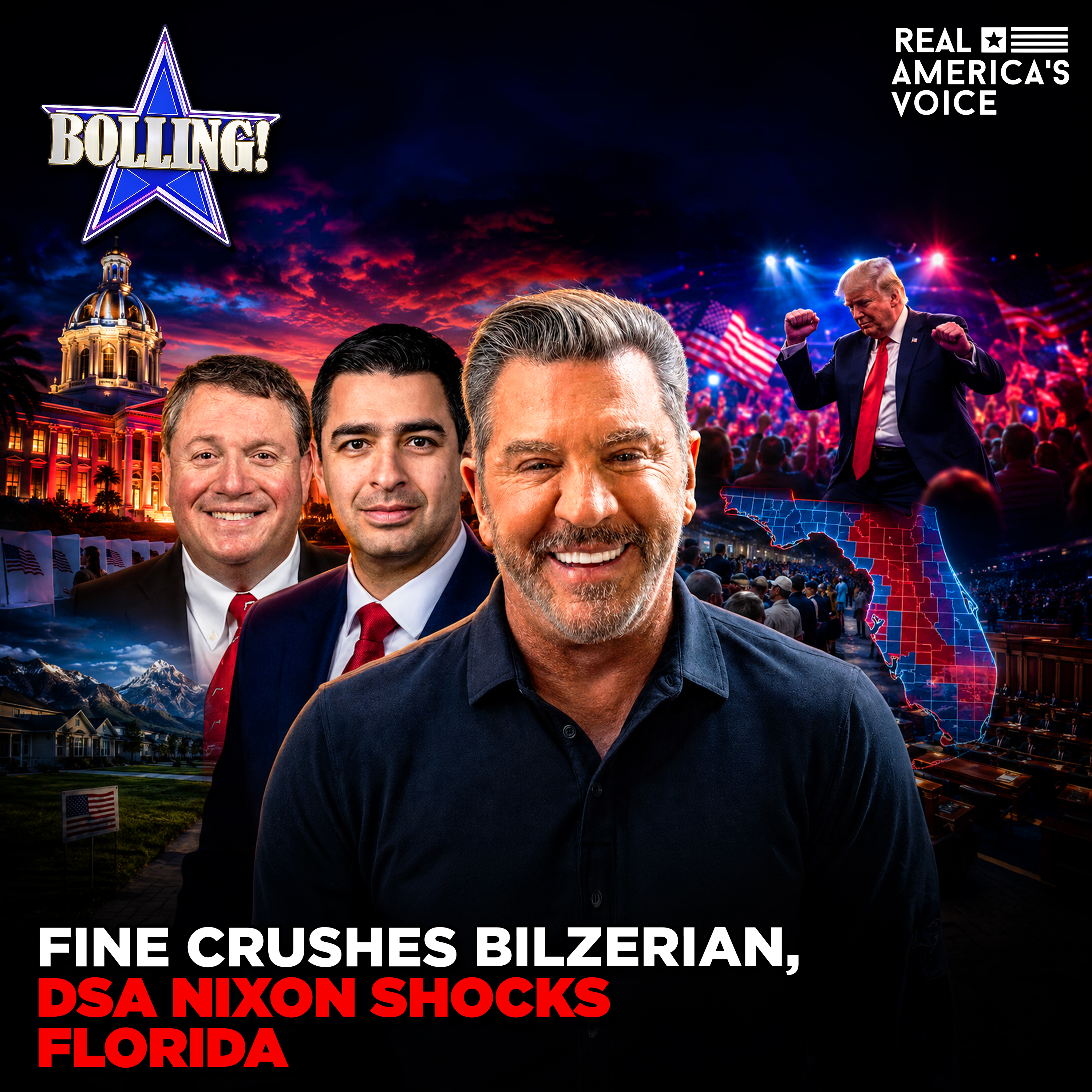 FINE CRUSHES BILZERIAN AS DSA NIXON SHOCKS FLORIDA | BOLLING! SHOW episode artwork