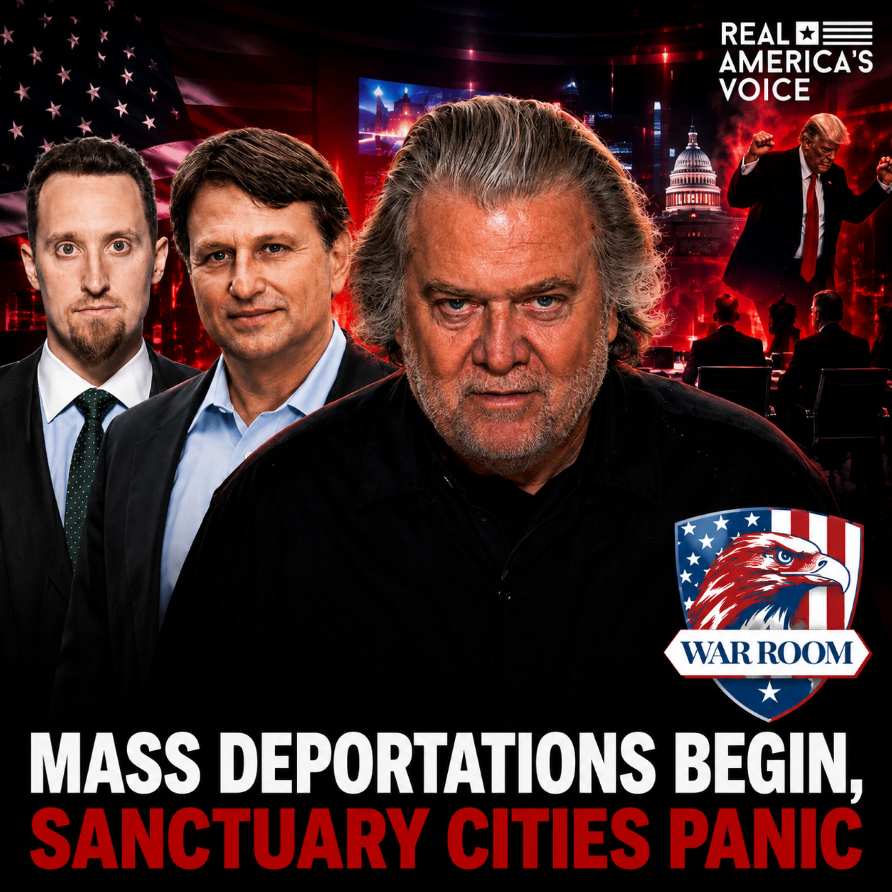 MASS DEPORTATIONS BEGIN AS SANCTUARY CITIES DEFY ICE | WAR ROOM PM W/ STEVE BANNON | JULY 25, 2026
