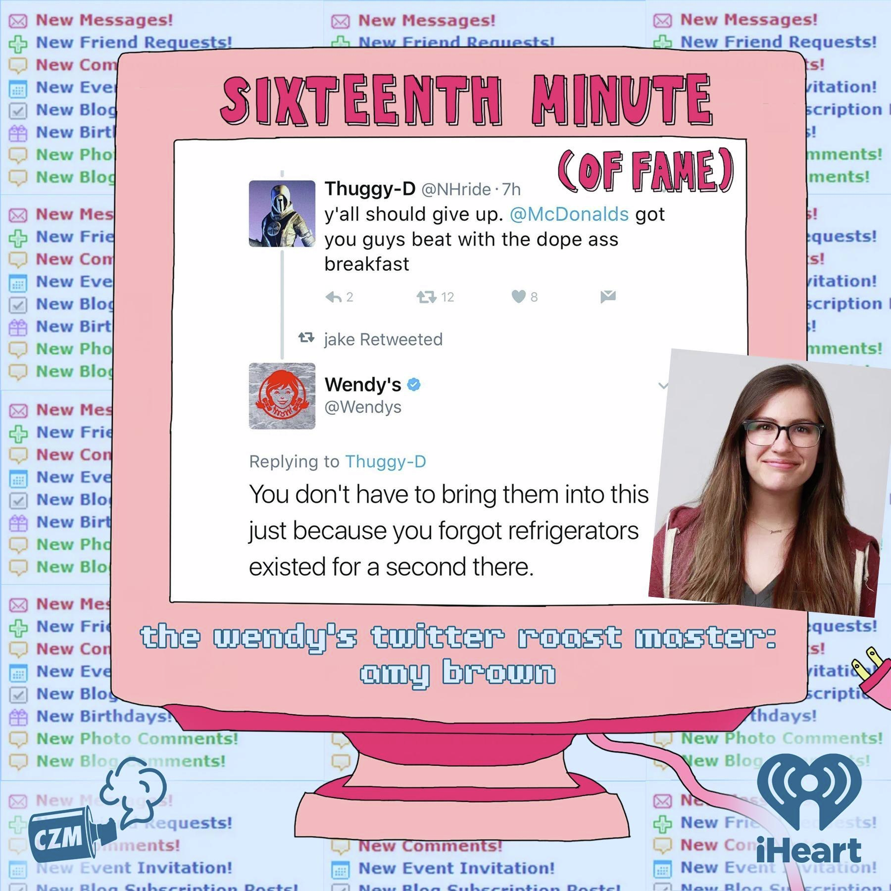 the wendy's twitter roast master: amy brown