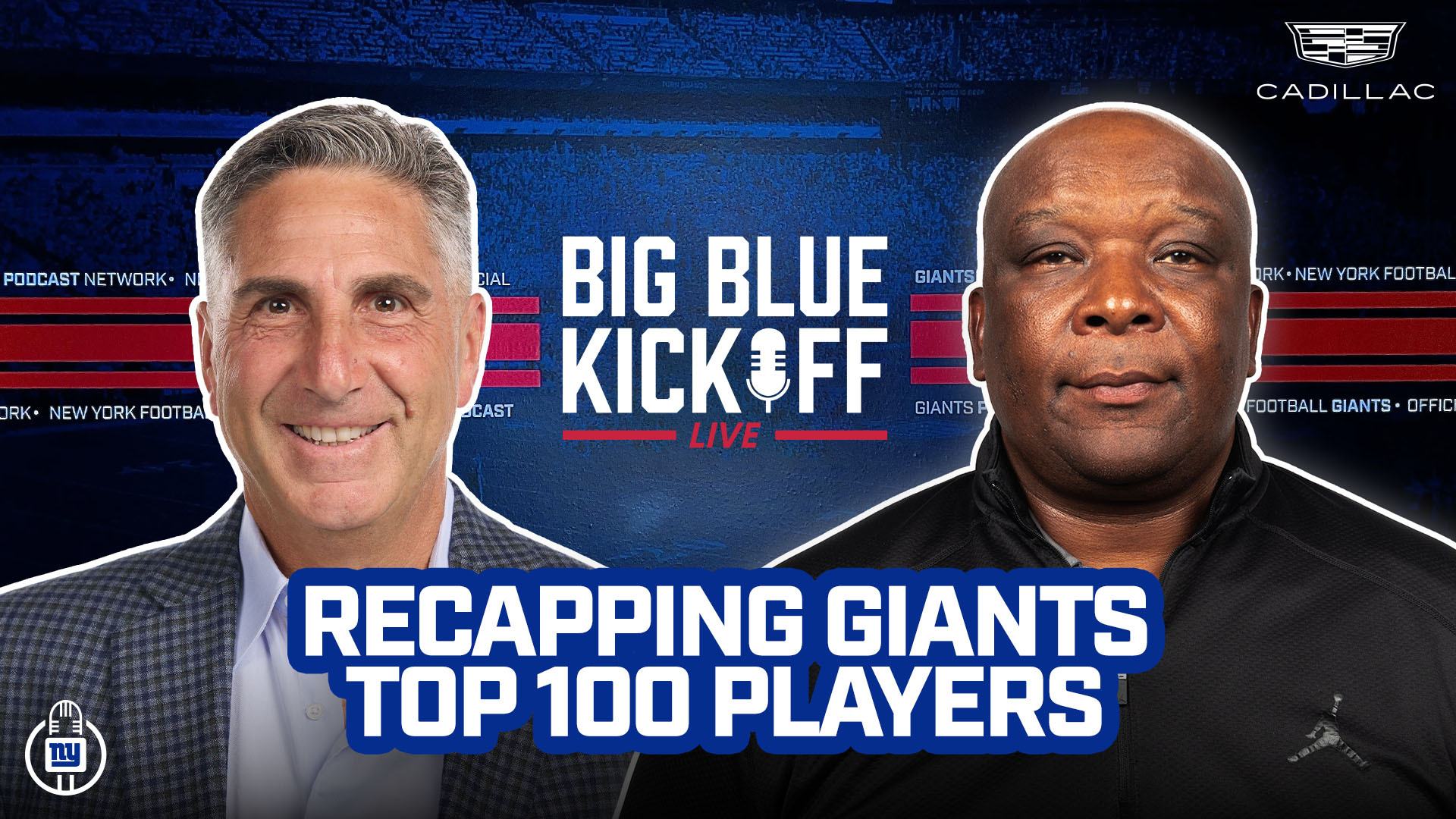 Big Blue Kickoff Live 9/3 | Recapping Giants Top 100 Players episode artwork